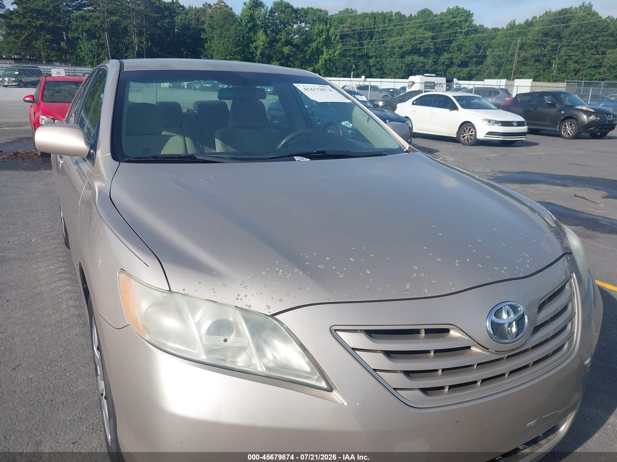 2007 Toyota Camry Ce Gold vin: 4T4BE46K87R009205