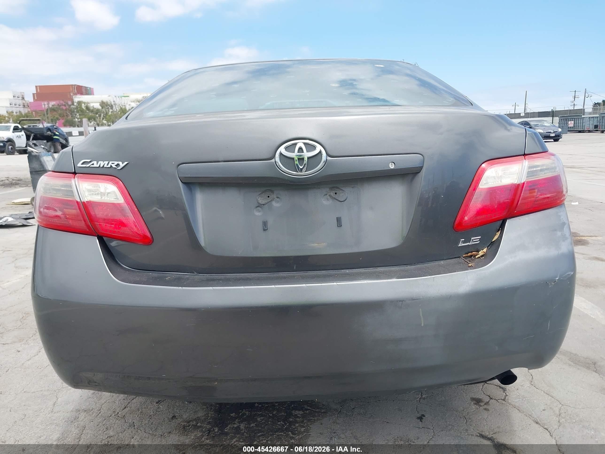 2008 Toyota Camry Le Серый vin: 4T4BE46K88R011991