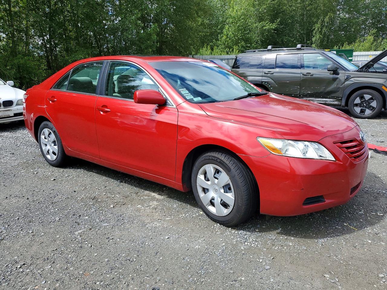 2008 Toyota Camry Le Red vin: 4T4BE46K88R042707