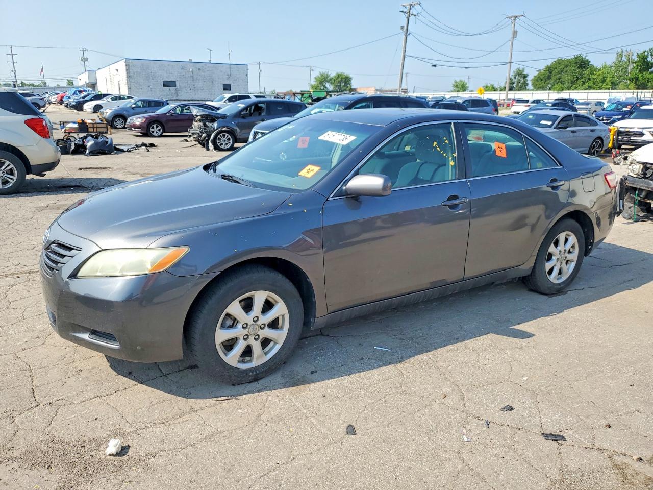 2009 Toyota Camry Le Gray vin: 4T4BE46K89R048041