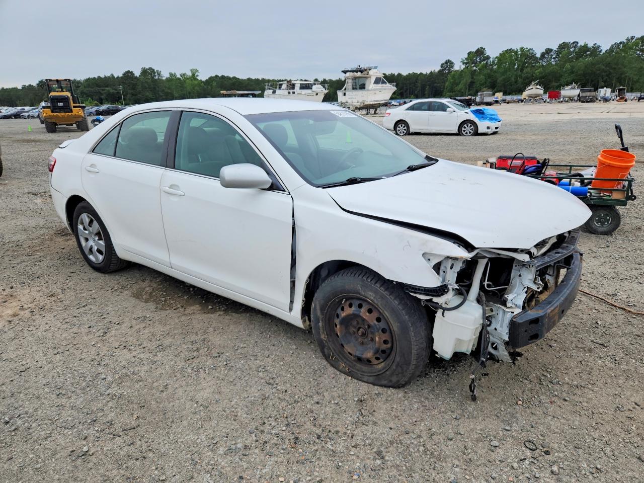 2009 Toyota Camry Le White vin: 4T4BE46K89R048539