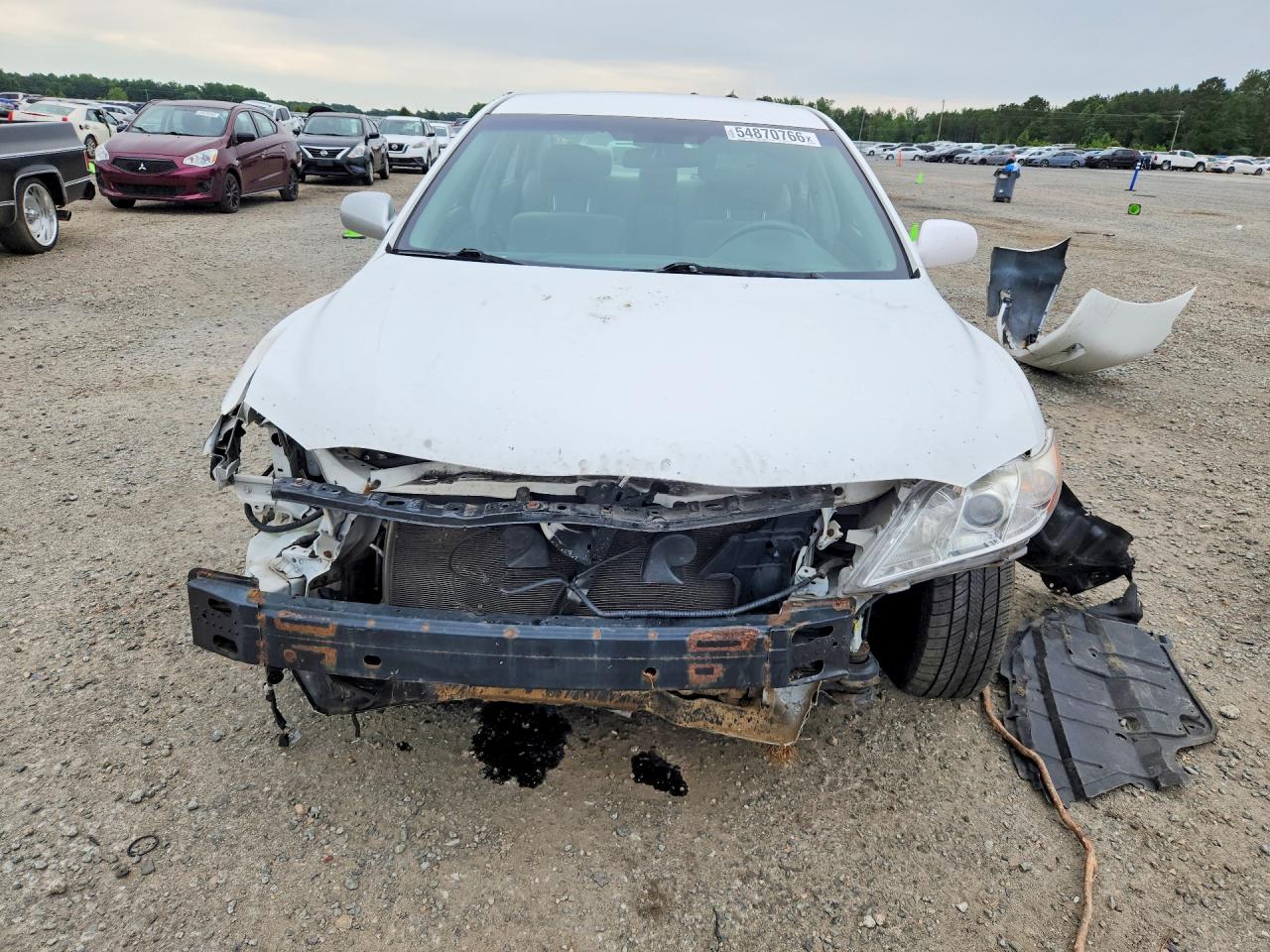 2009 Toyota Camry Le White vin: 4T4BE46K89R048539