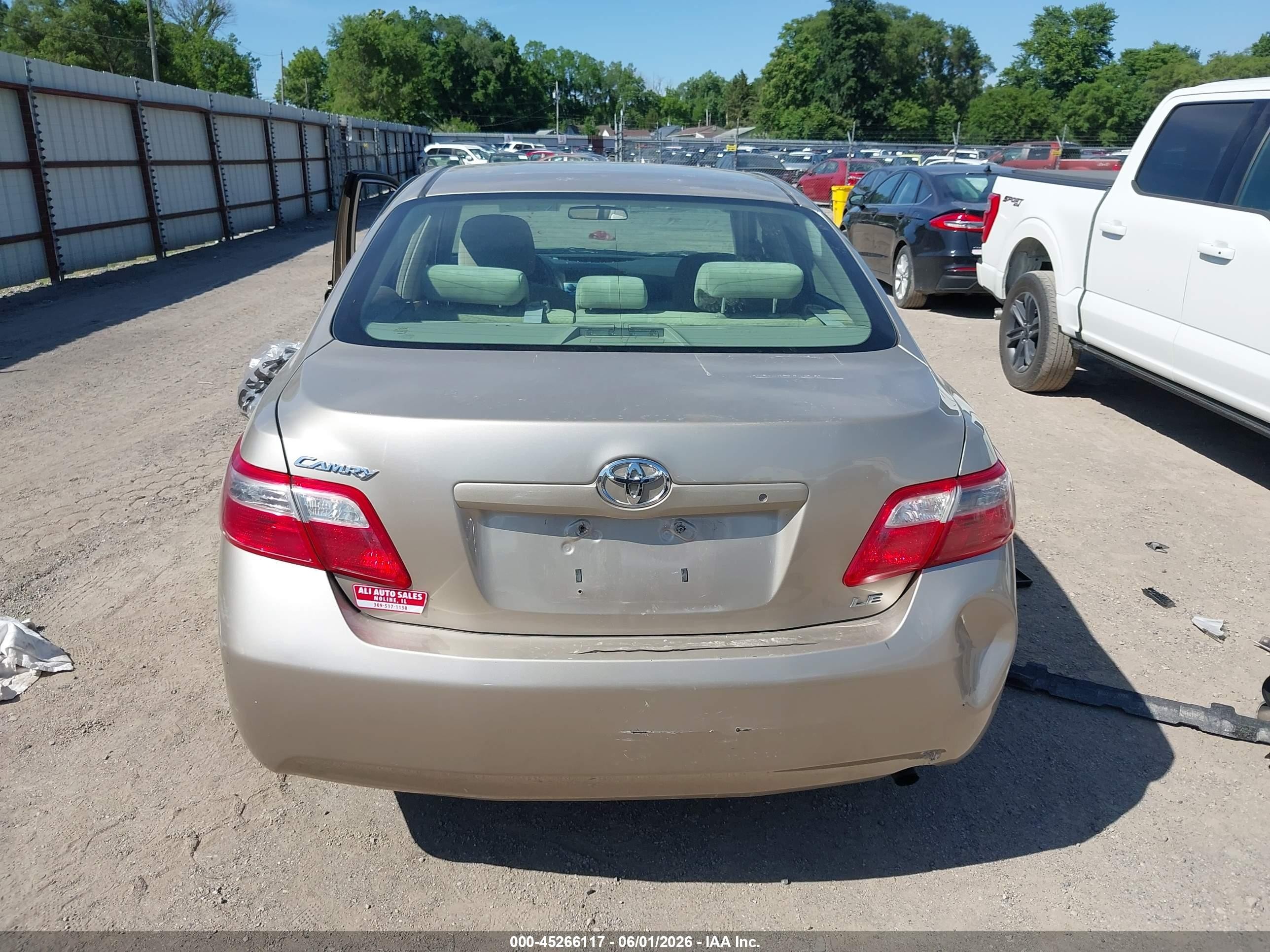 2009 Toyota Camry Le Beige vin: 4T4BE46K89R050338
