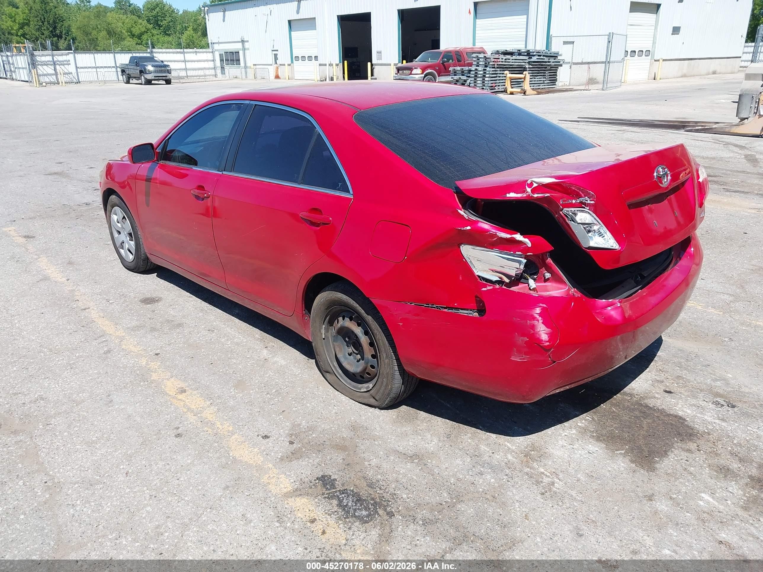 2009 Toyota Camry Le Red vin: 4T4BE46K89R063994