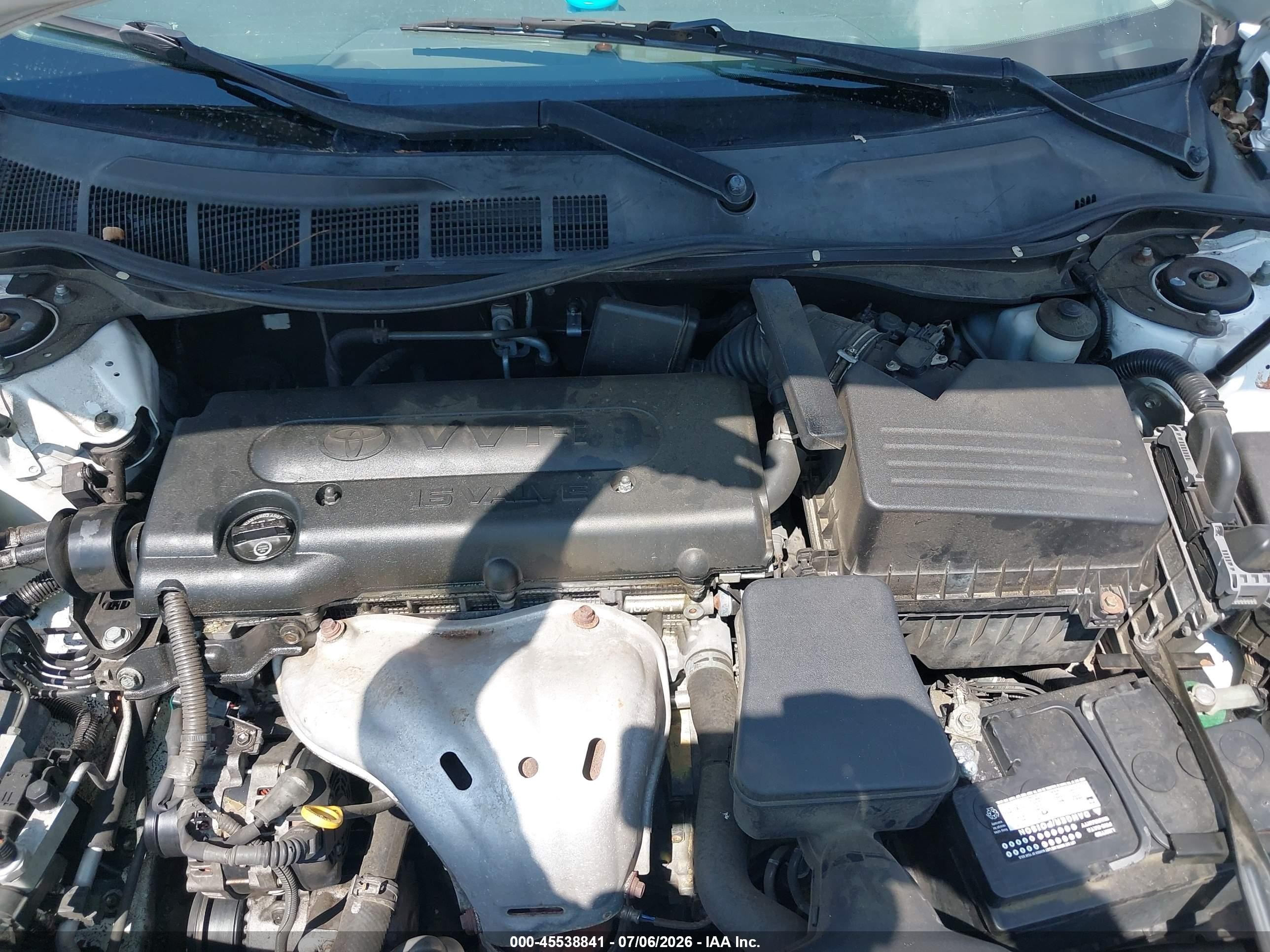 2009 Toyota Camry Le White vin: 4T4BE46K89R074462