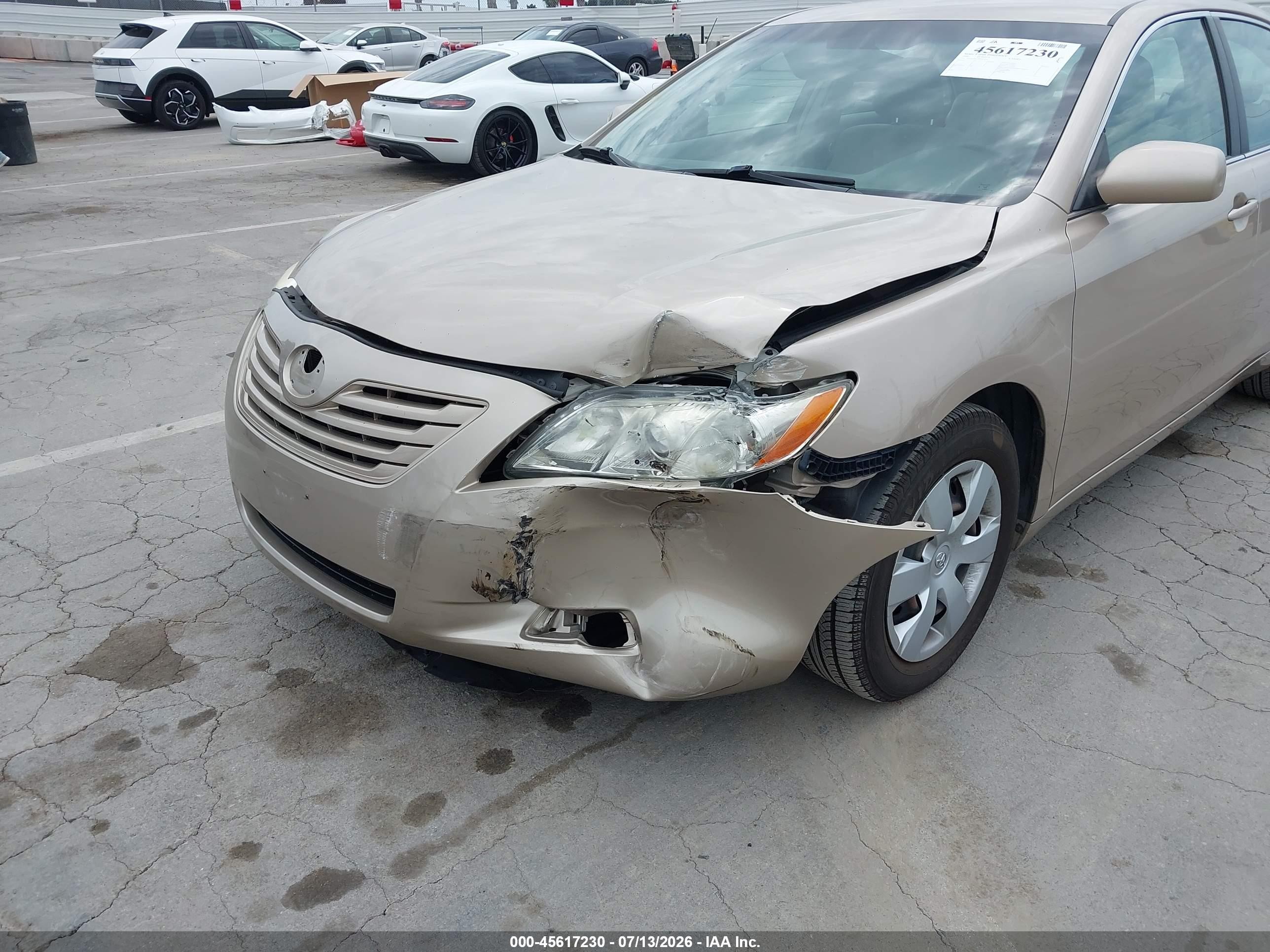 2009 Toyota Camry Le Champagne vin: 4T4BE46K89R087874