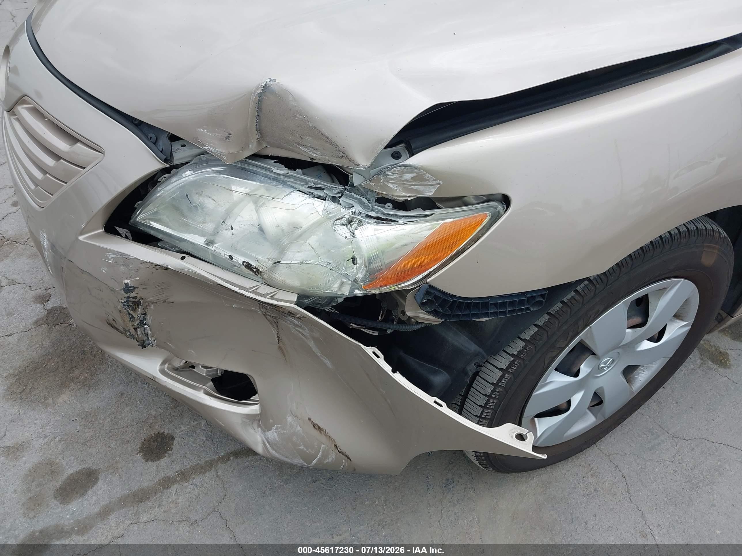 2009 Toyota Camry Le Champagne vin: 4T4BE46K89R087874