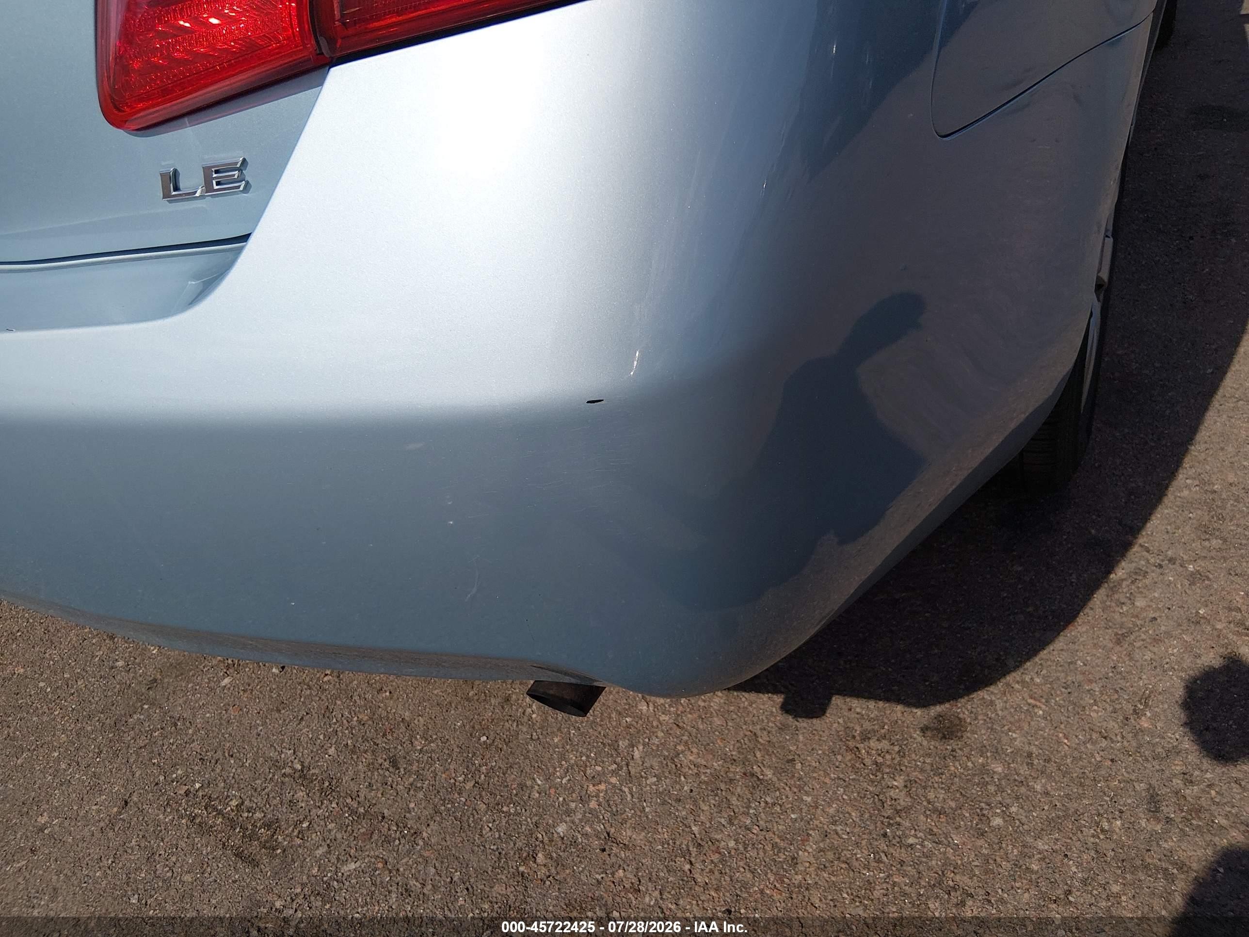 2009 Toyota Camry Le Синий vin: 4T4BE46K89R090497