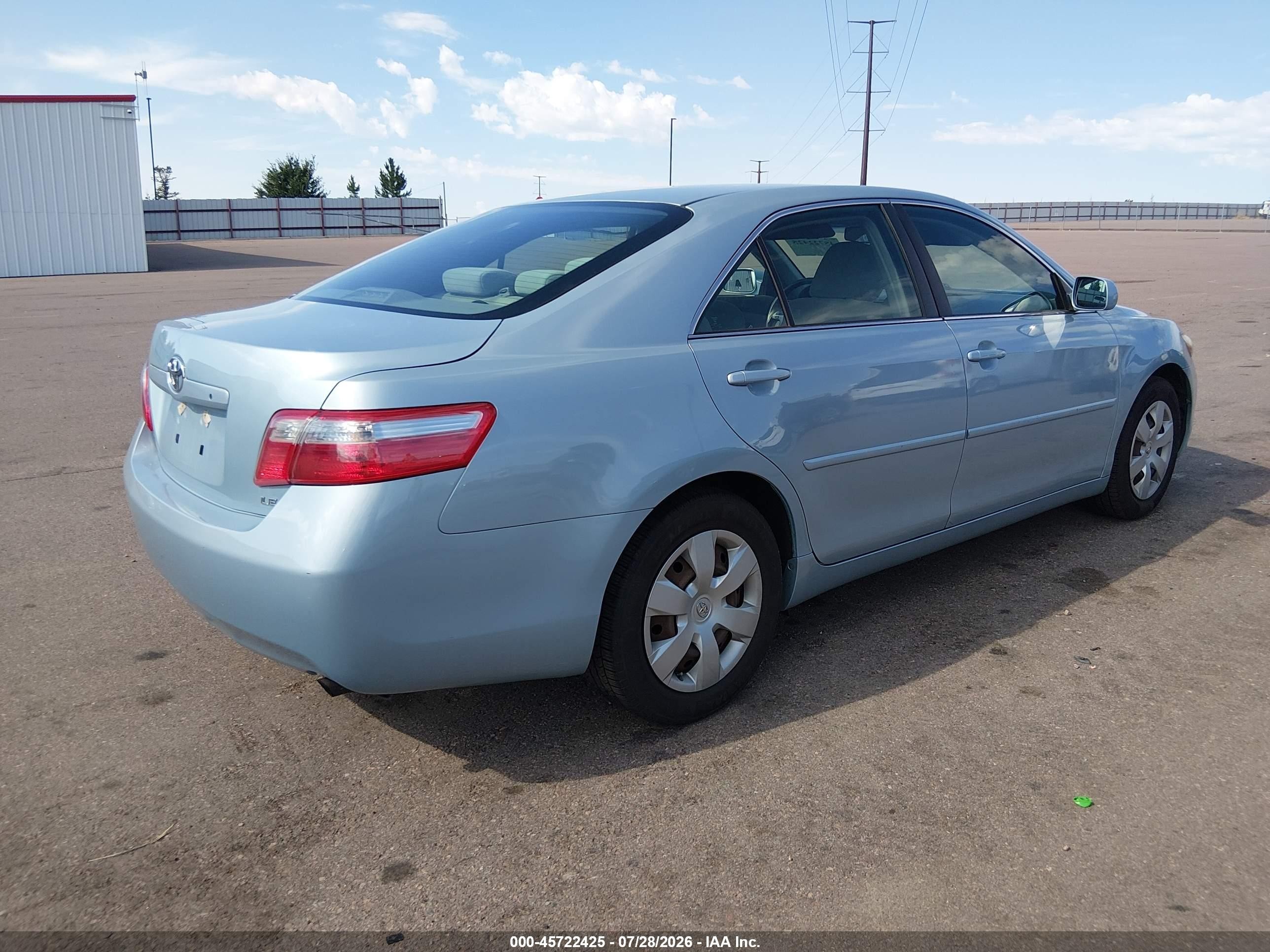 2009 Toyota Camry Le Синий vin: 4T4BE46K89R090497