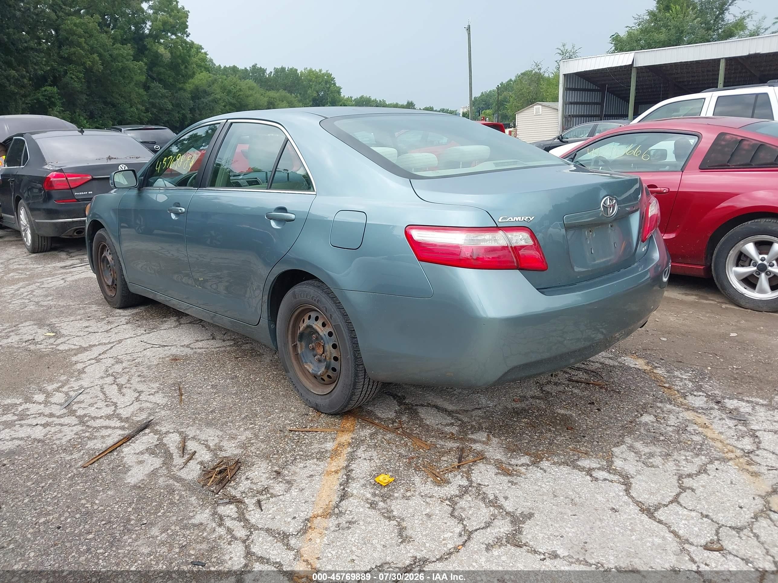 2009 Toyota Camry Le Бирюзовый vin: 4T4BE46K89R104995