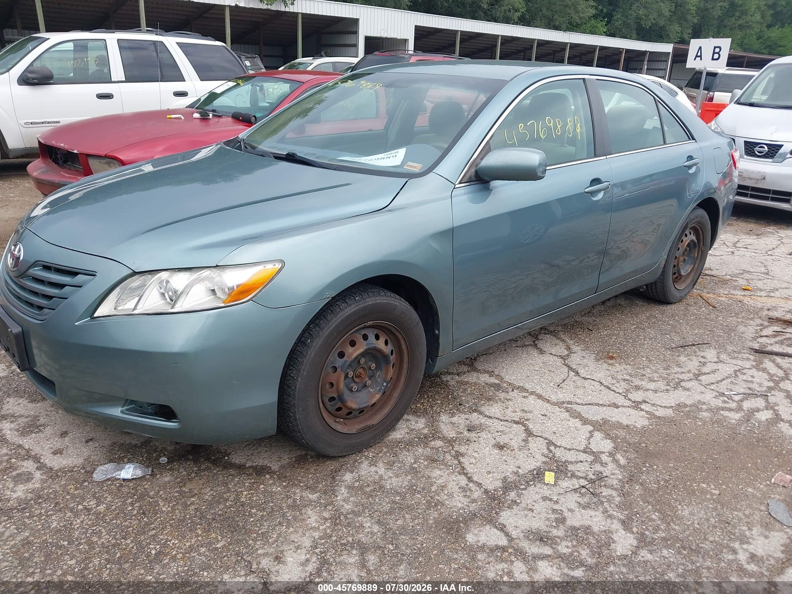 2009 Toyota Camry Le Бирюзовый vin: 4T4BE46K89R104995