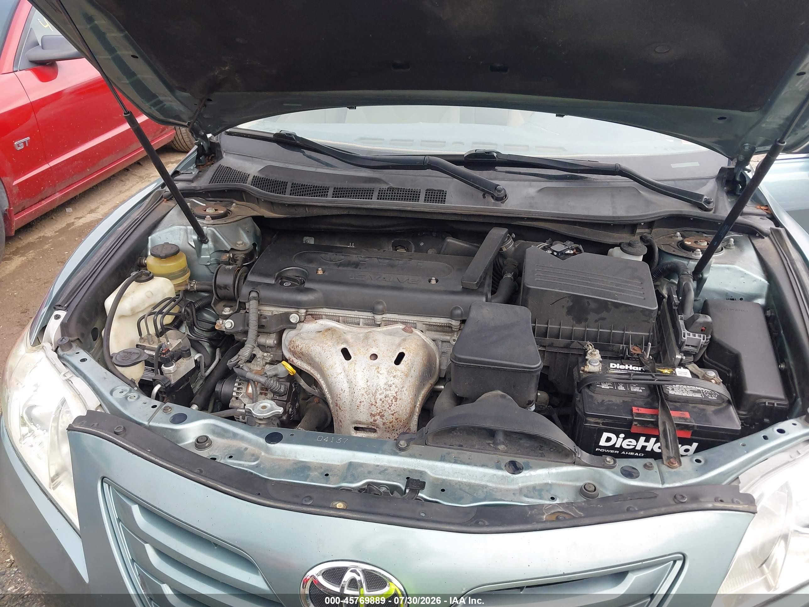 2009 Toyota Camry Le Бирюзовый vin: 4T4BE46K89R104995