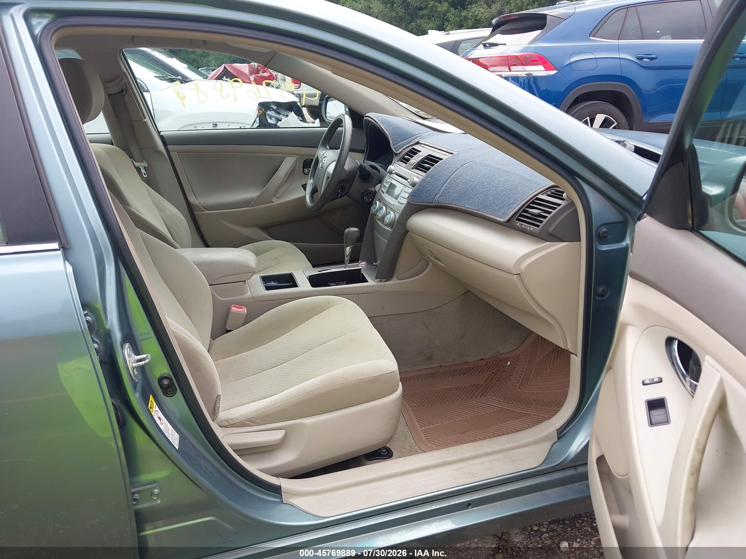 2009 Toyota Camry Le Бирюзовый vin: 4T4BE46K89R104995