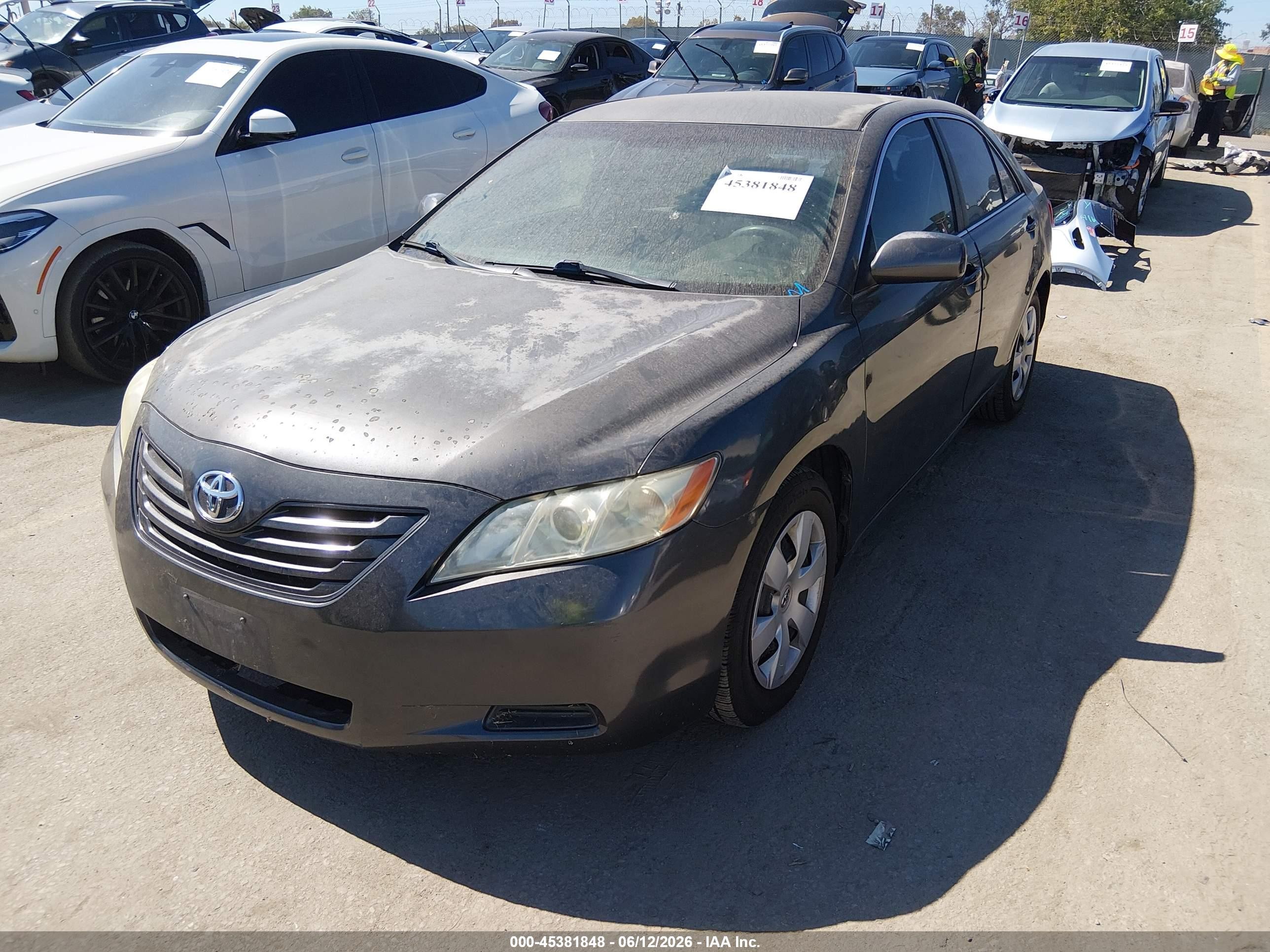 2009 Toyota Camry Le Черный vin: 4T4BE46K89R115141