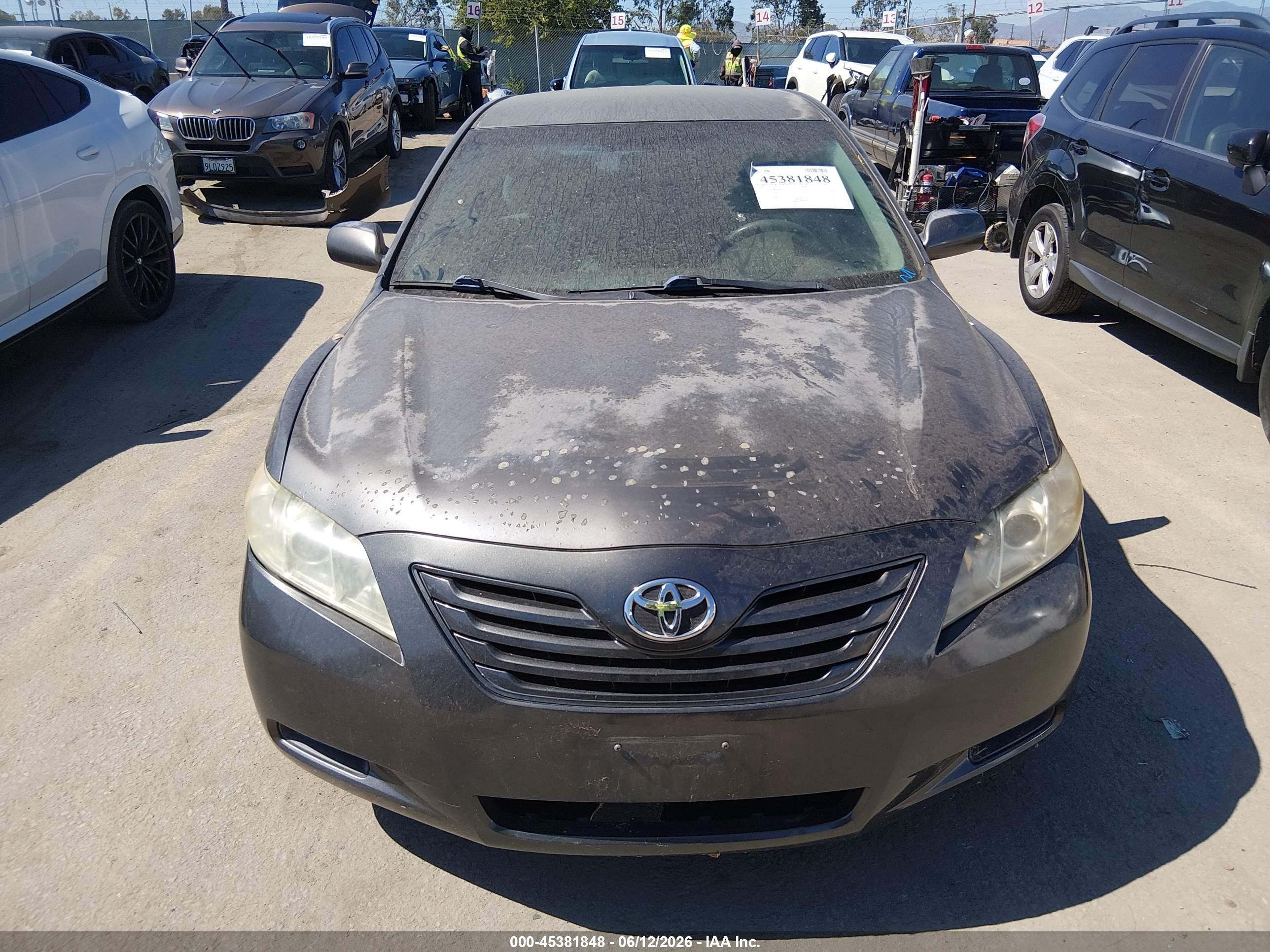 2009 Toyota Camry Le Черный vin: 4T4BE46K89R115141