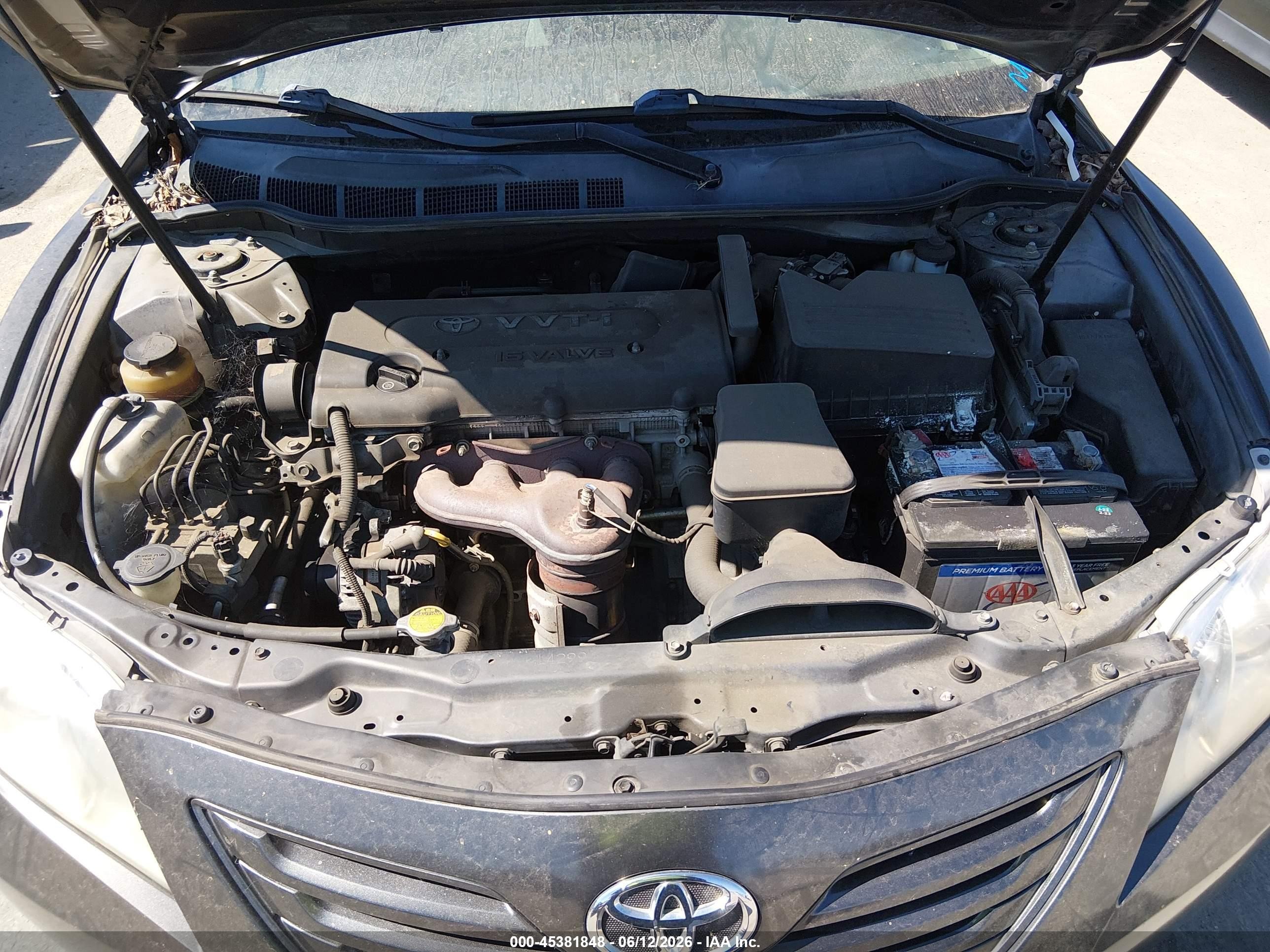 2009 Toyota Camry Le Черный vin: 4T4BE46K89R115141