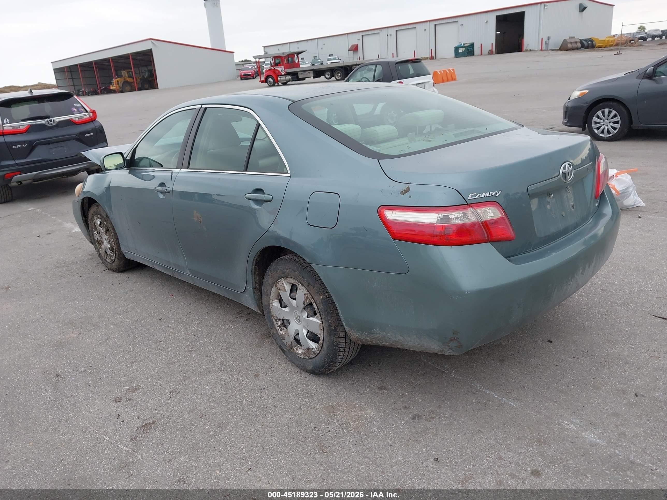 2009 Toyota Camry Le Light Blue vin: 4T4BE46K89R115382