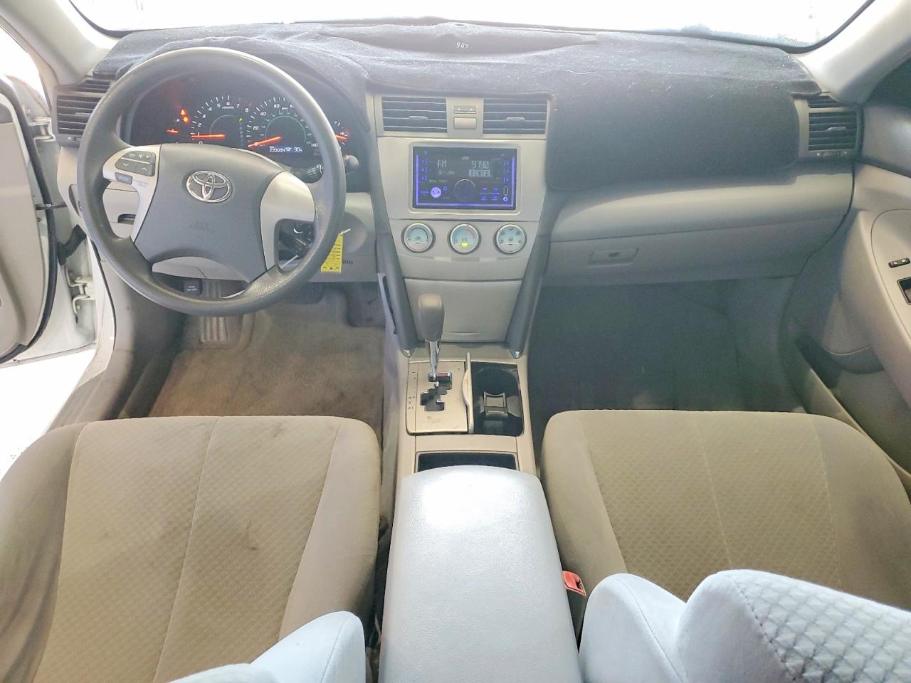 2009 Toyota Camry Le White vin: 4T4BE46K89R116239