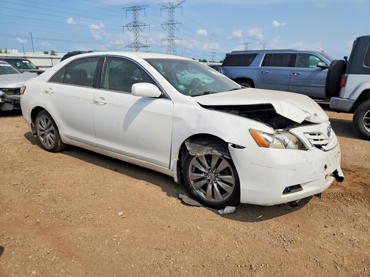 2009 Toyota Camry Base White vin: 4T4BE46K89R136913