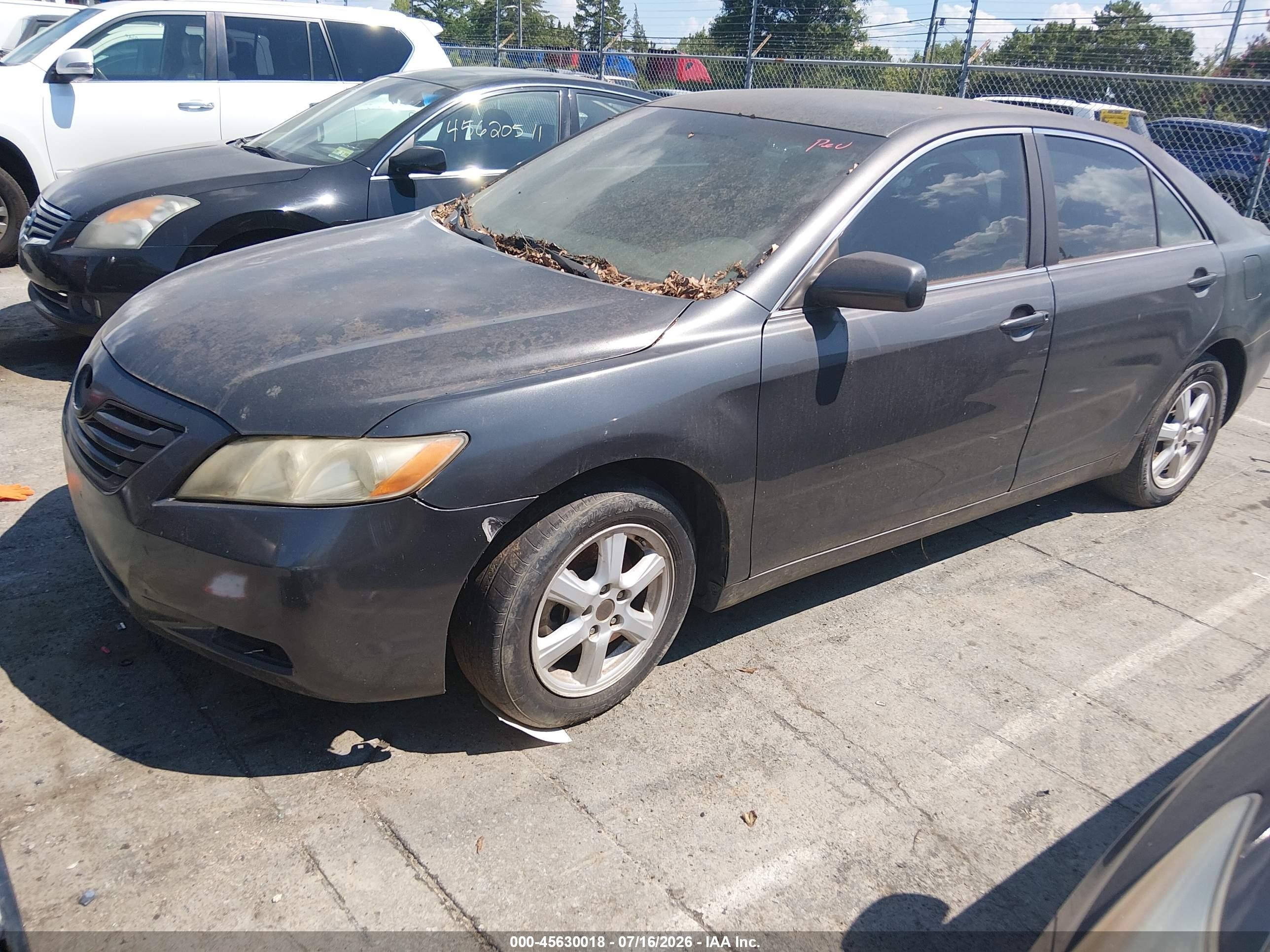 2007 Toyota Camry Le Gray vin: 4T4BE46K97R004501