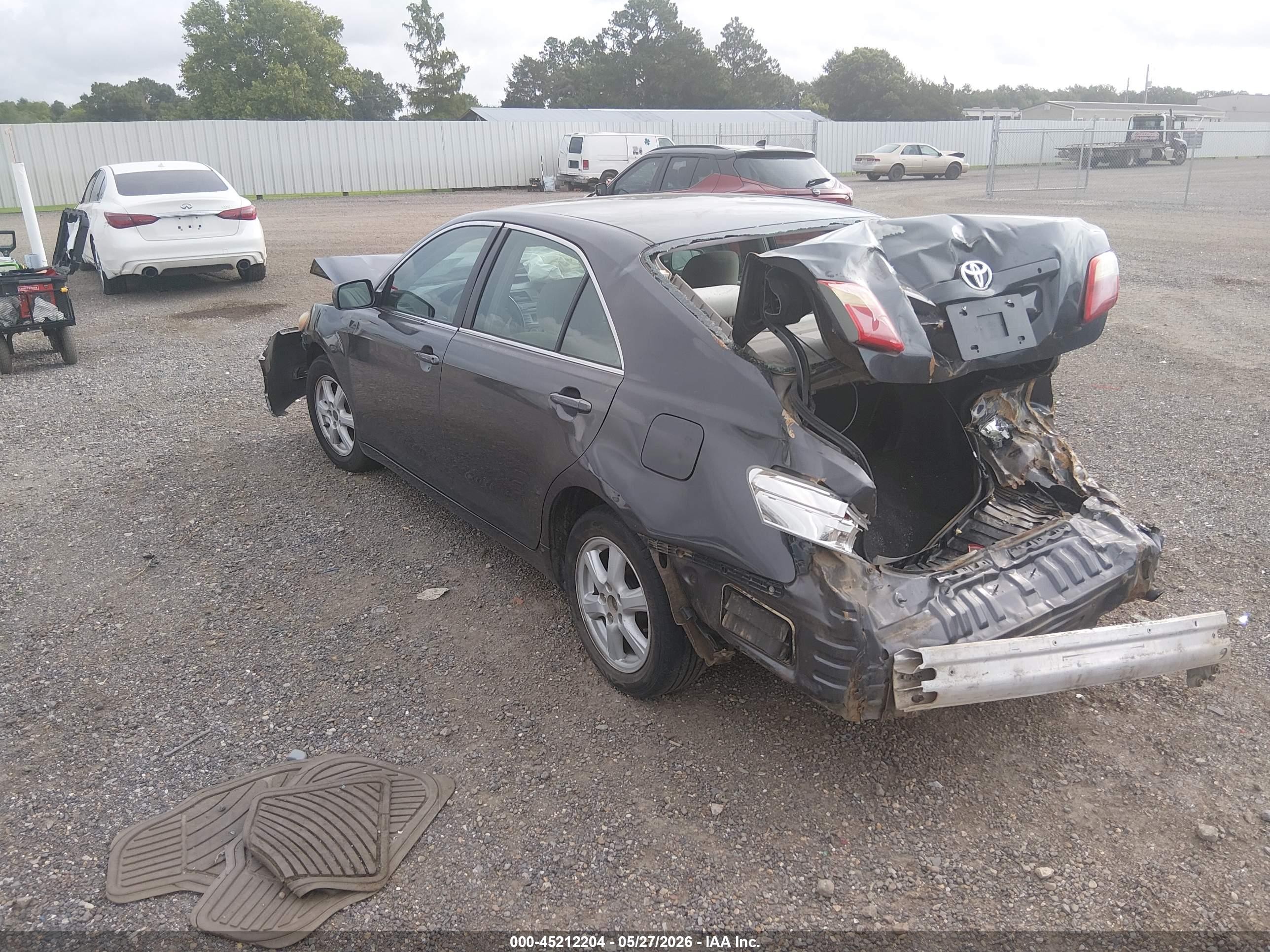 2007 Toyota Camry Le Gray vin: 4T4BE46K97R008855