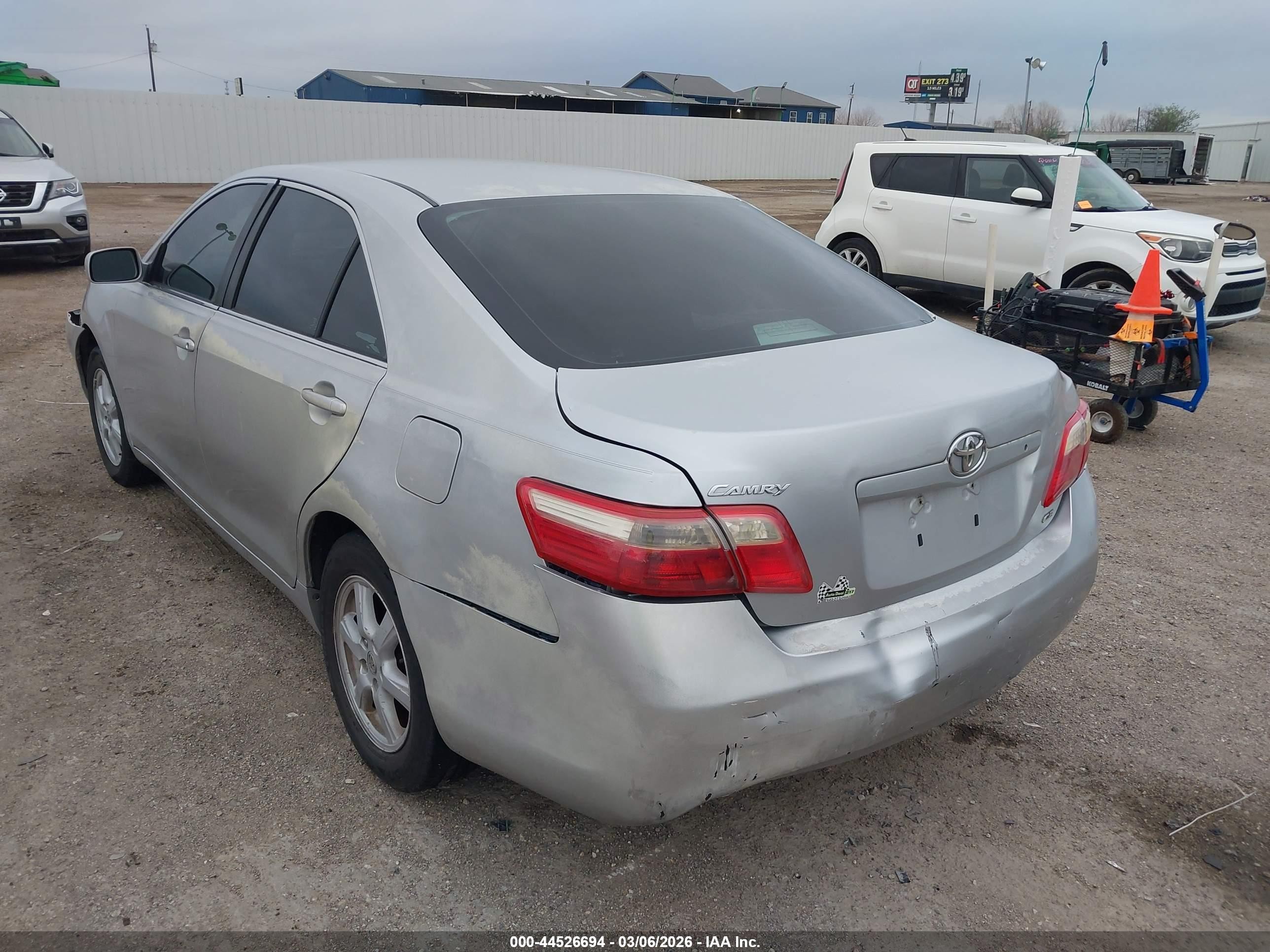 2007 Toyota Camry Ce Silver vin: 4T4BE46K97R010282