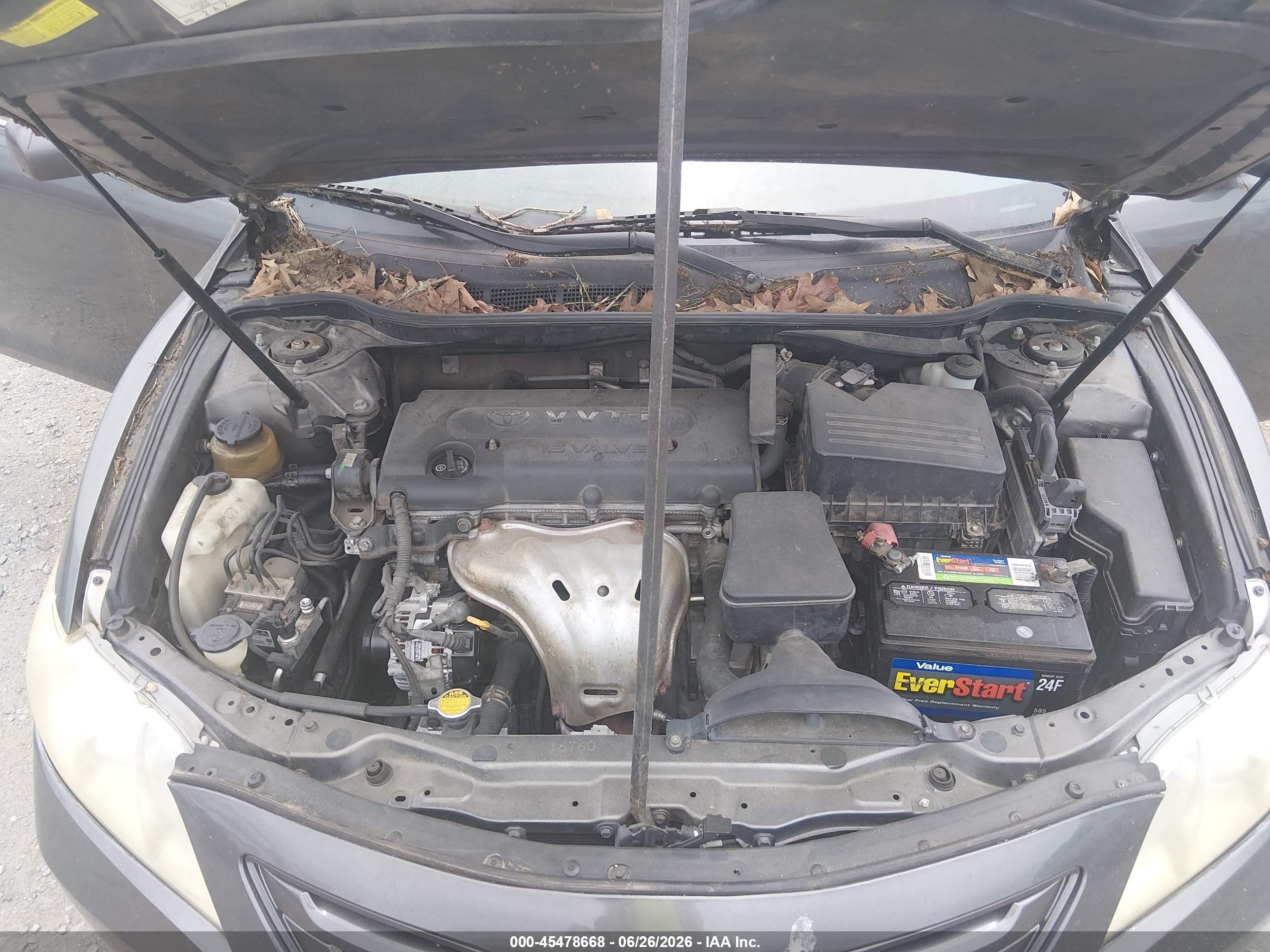 2008 Toyota Camry Le Gray vin: 4T4BE46K98R017637