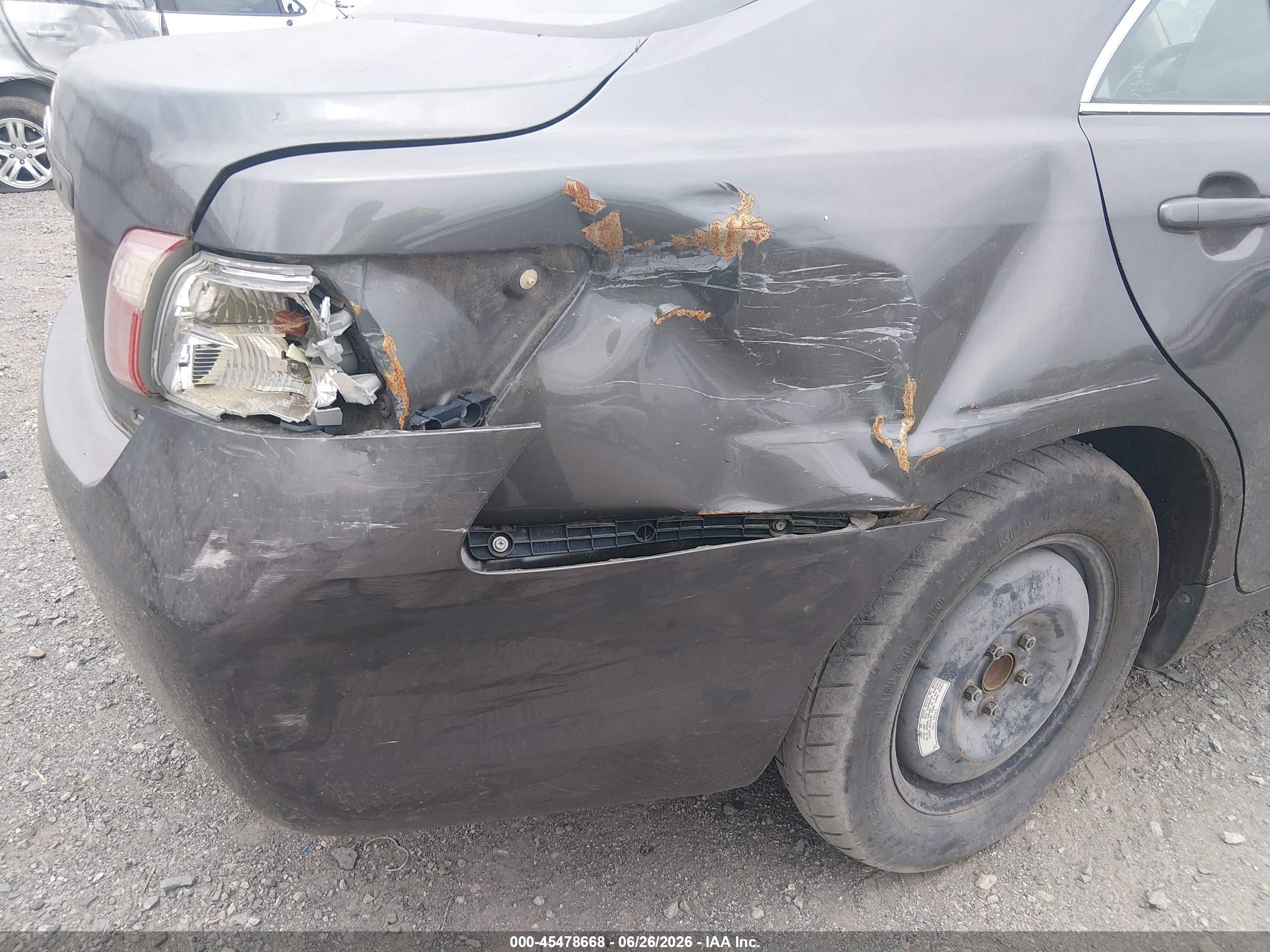 2008 Toyota Camry Le Gray vin: 4T4BE46K98R017637