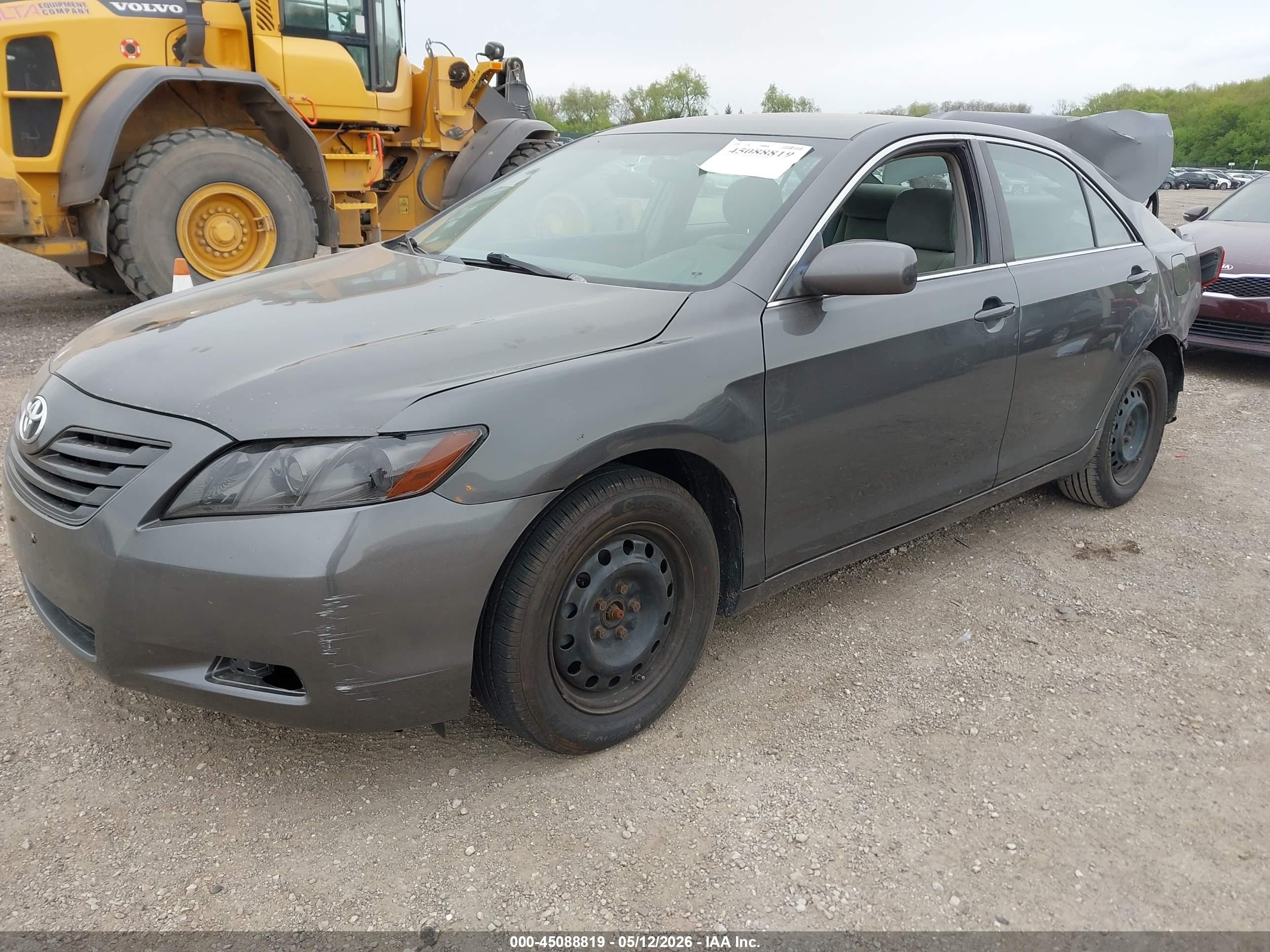 2008 Toyota Camry Le Gray vin: 4T4BE46K98R026452