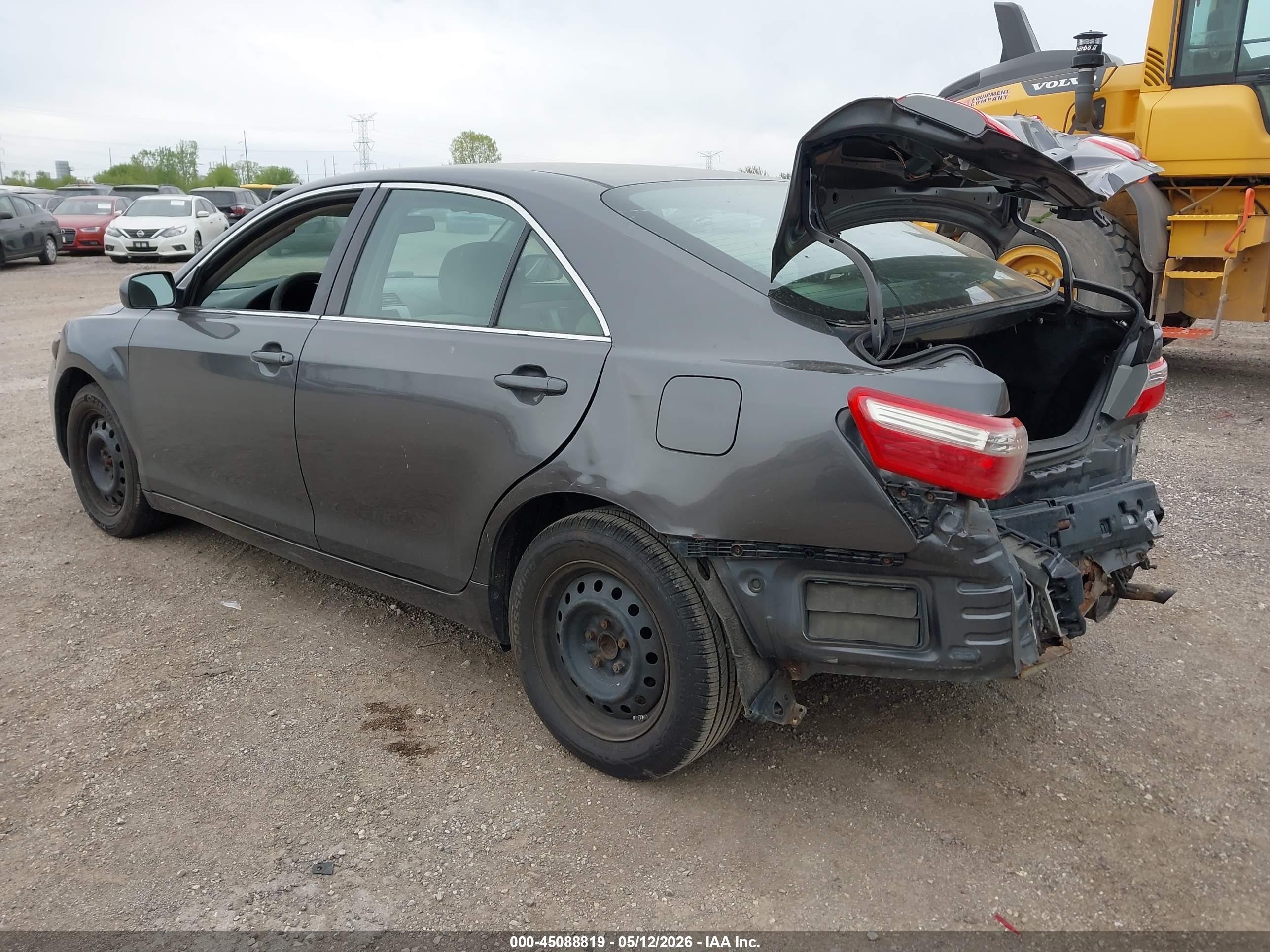2008 Toyota Camry Le Gray vin: 4T4BE46K98R026452