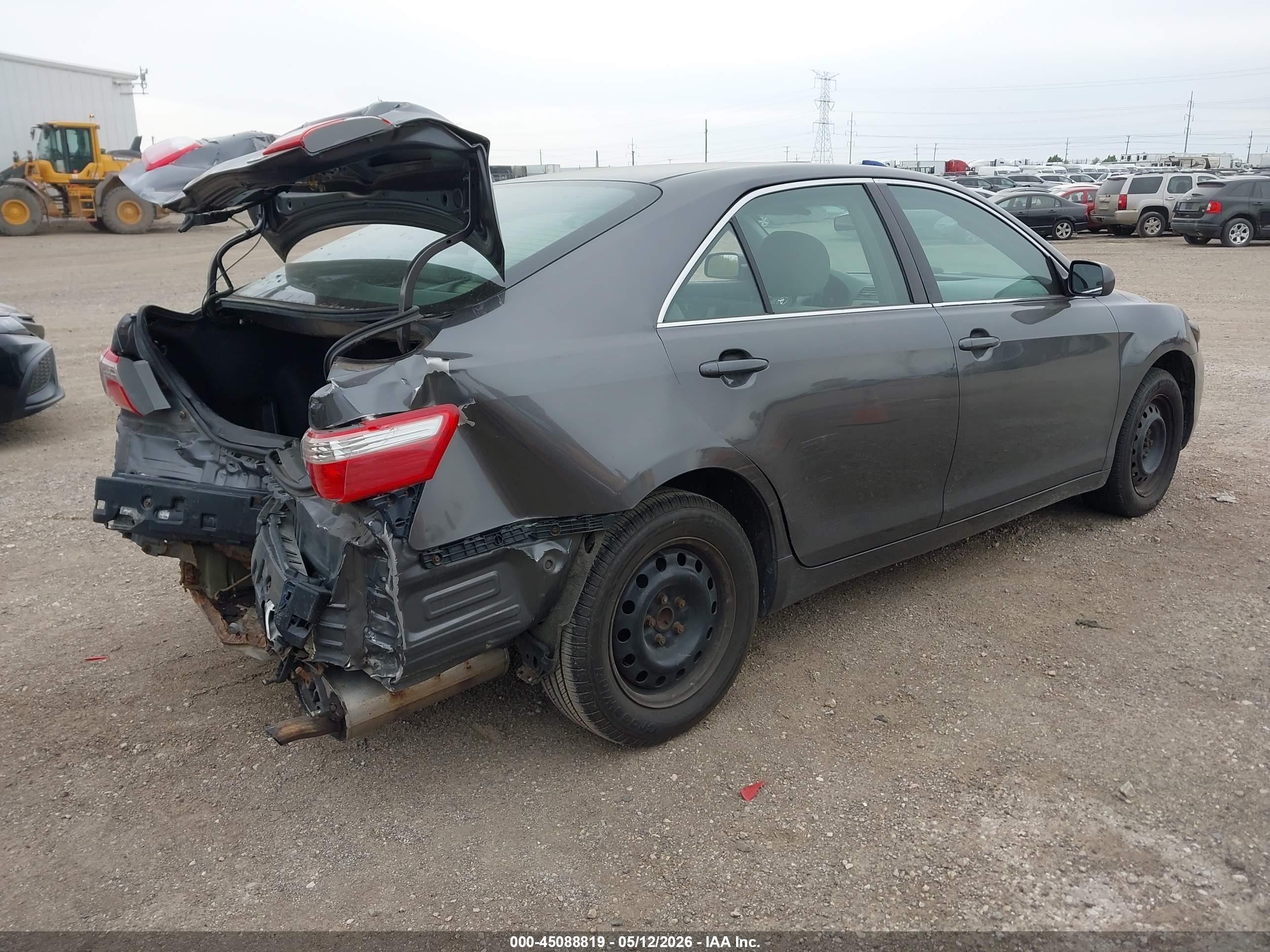 2008 Toyota Camry Le Gray vin: 4T4BE46K98R026452