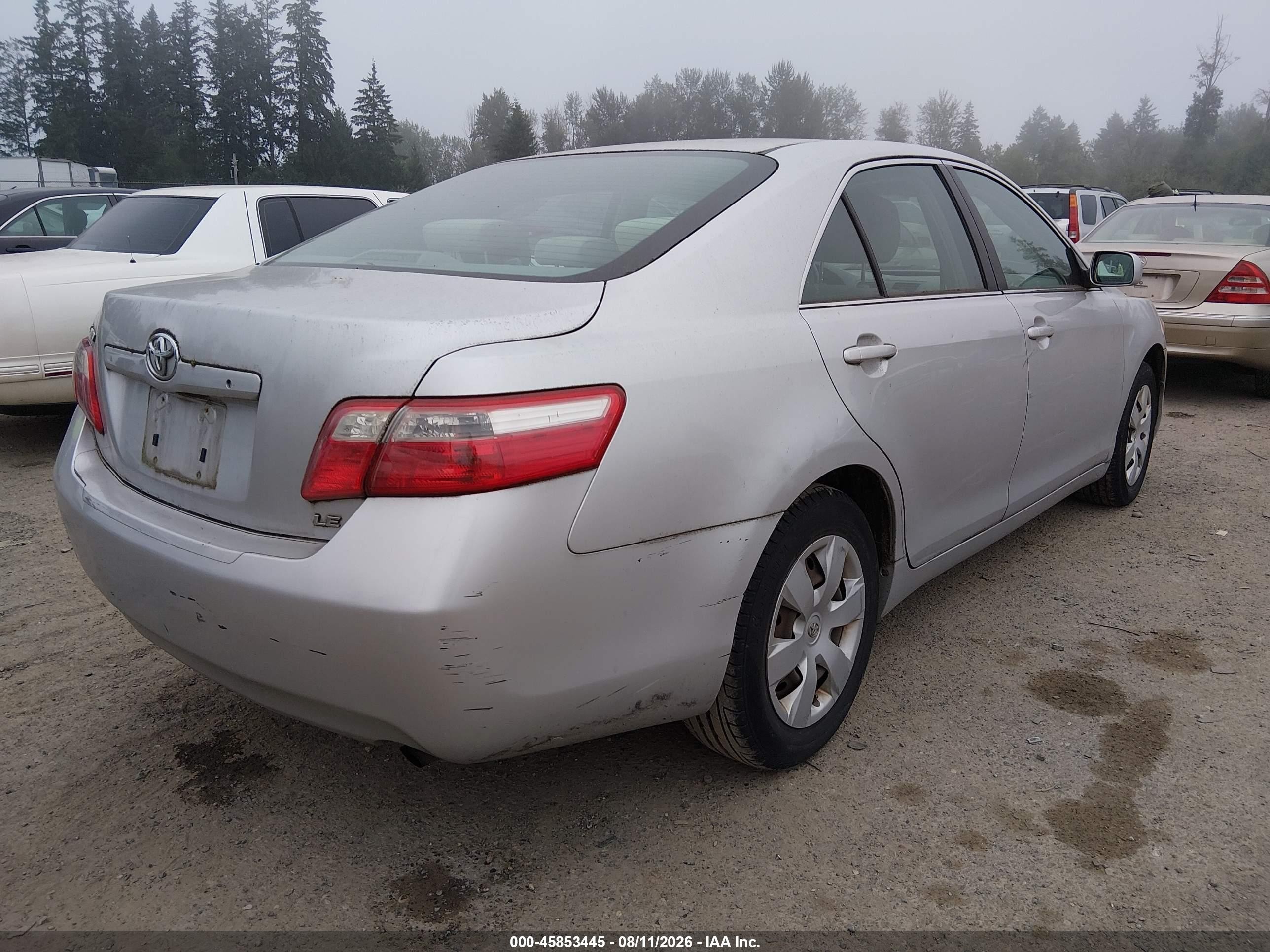 2008 Toyota Camry Le Silver vin: 4T4BE46K98R035247