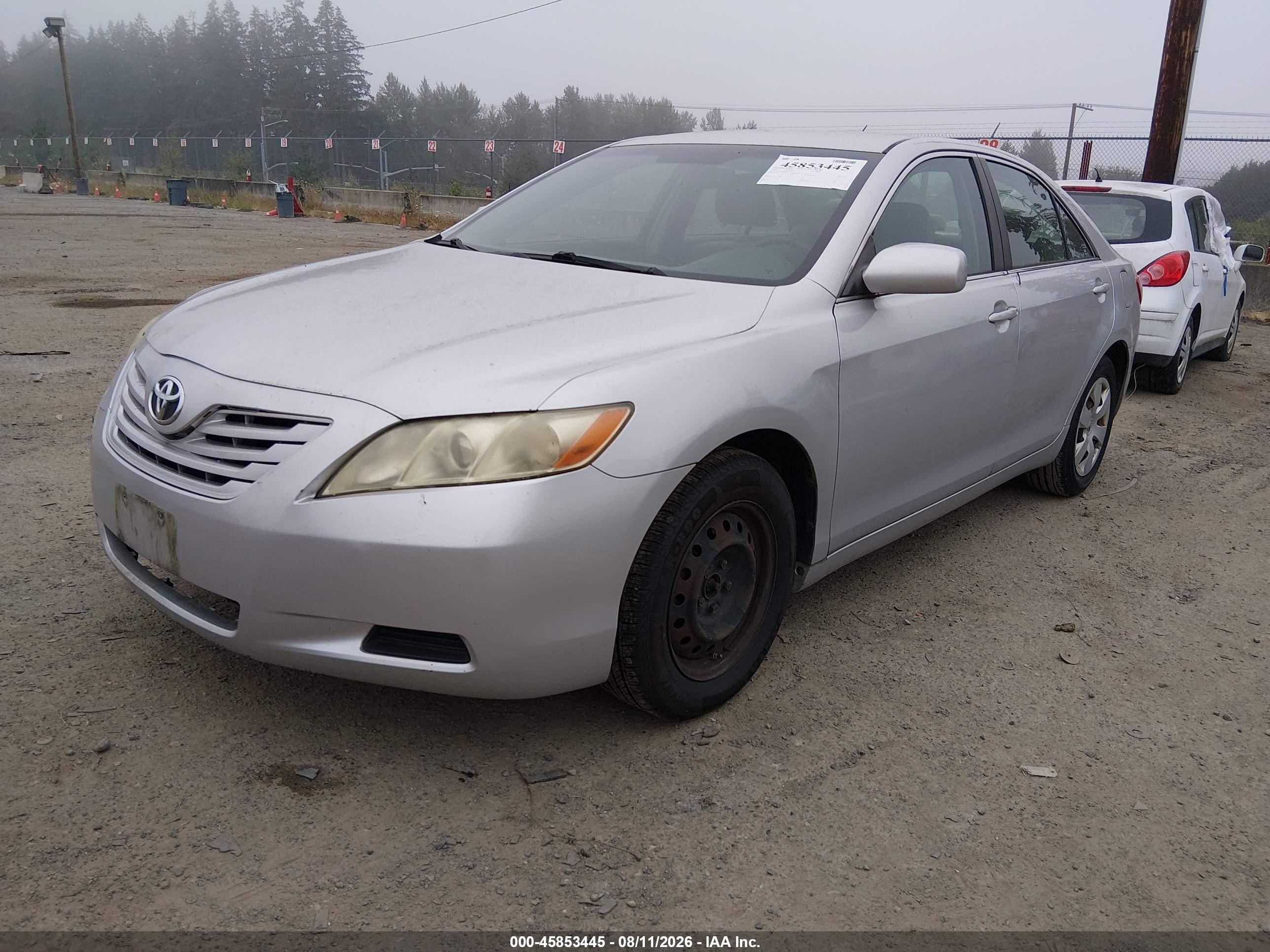 2008 Toyota Camry Le Silver vin: 4T4BE46K98R035247