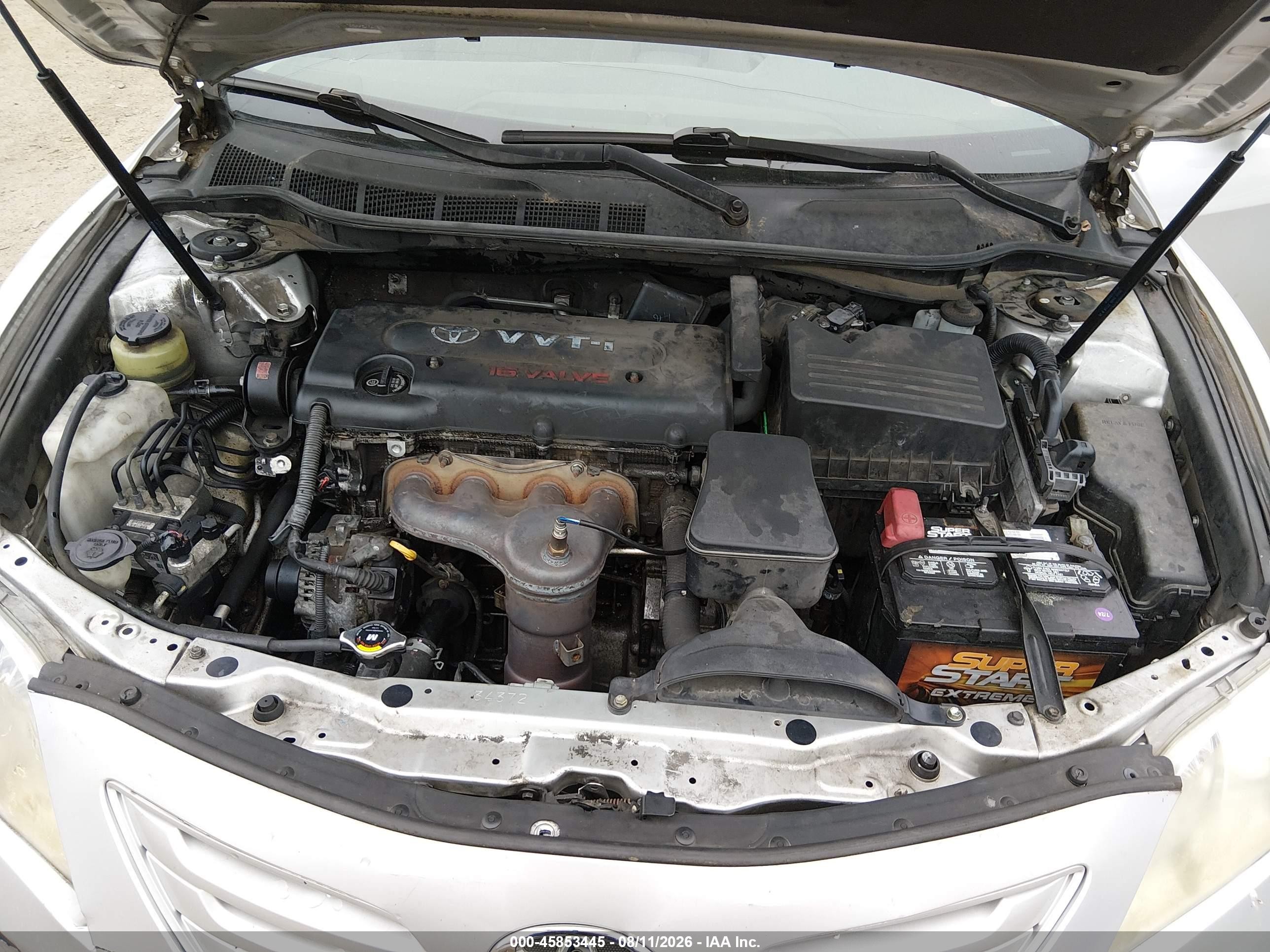 2008 Toyota Camry Le Silver vin: 4T4BE46K98R035247