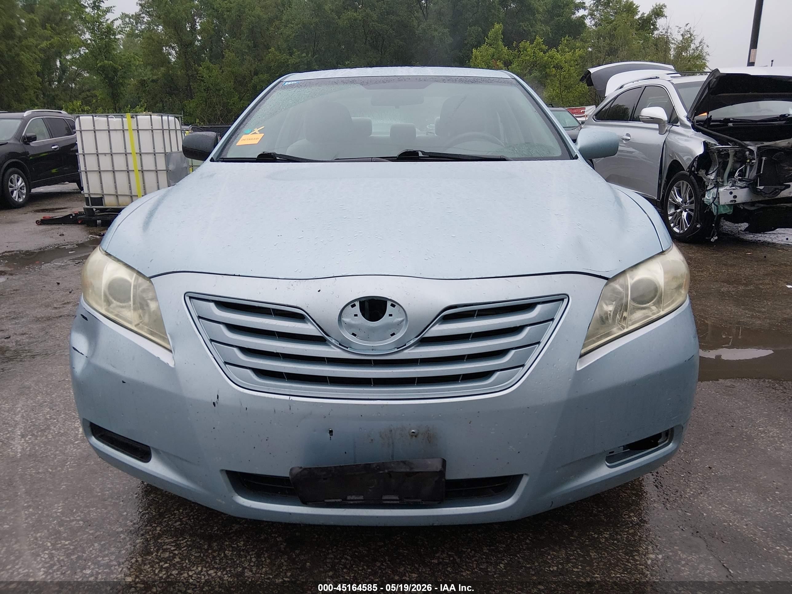 2008 Toyota Camry Le Light Blue vin: 4T4BE46K98R037757