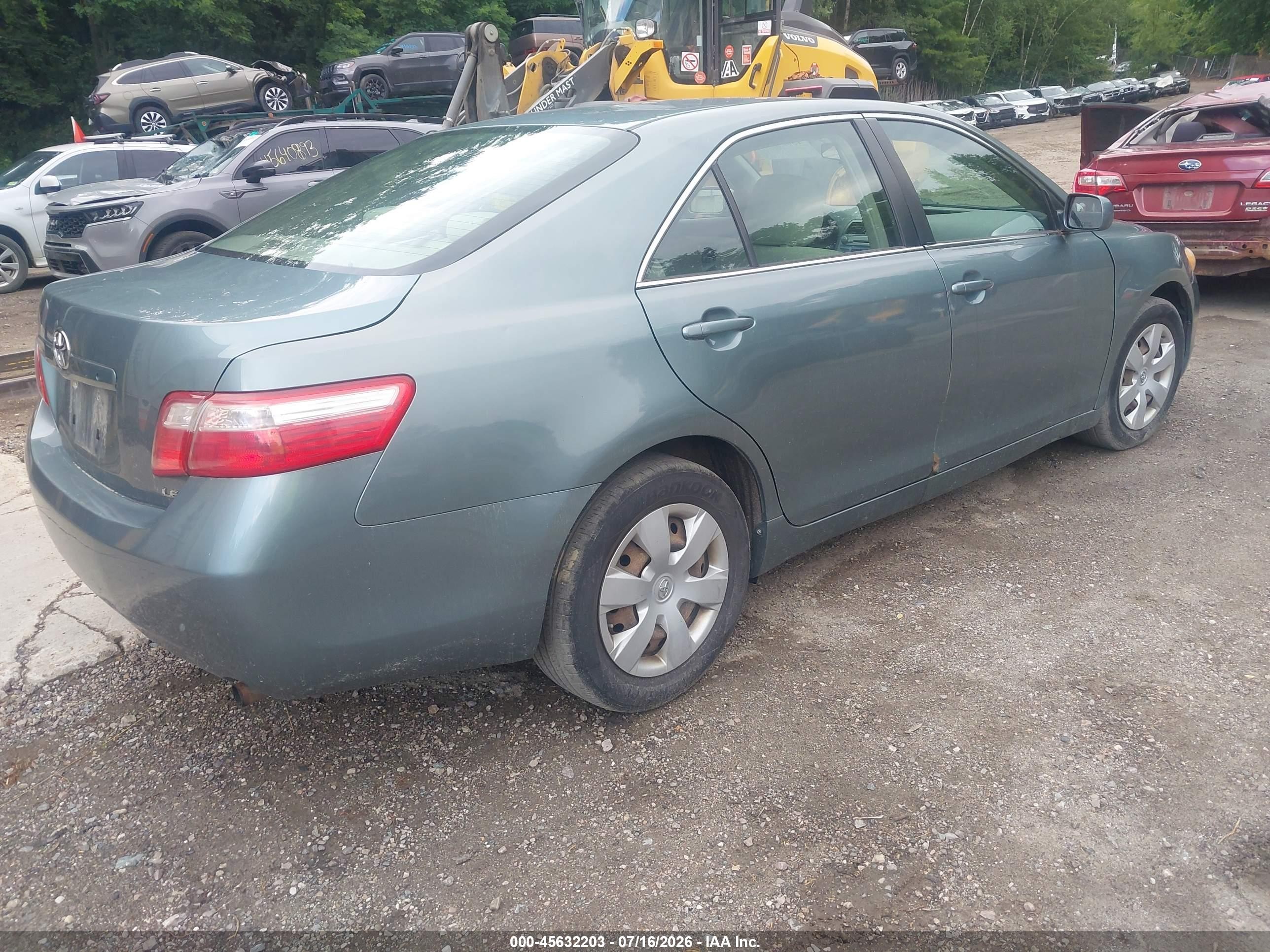 2009 Toyota Camry Le Green vin: 4T4BE46K99R058495