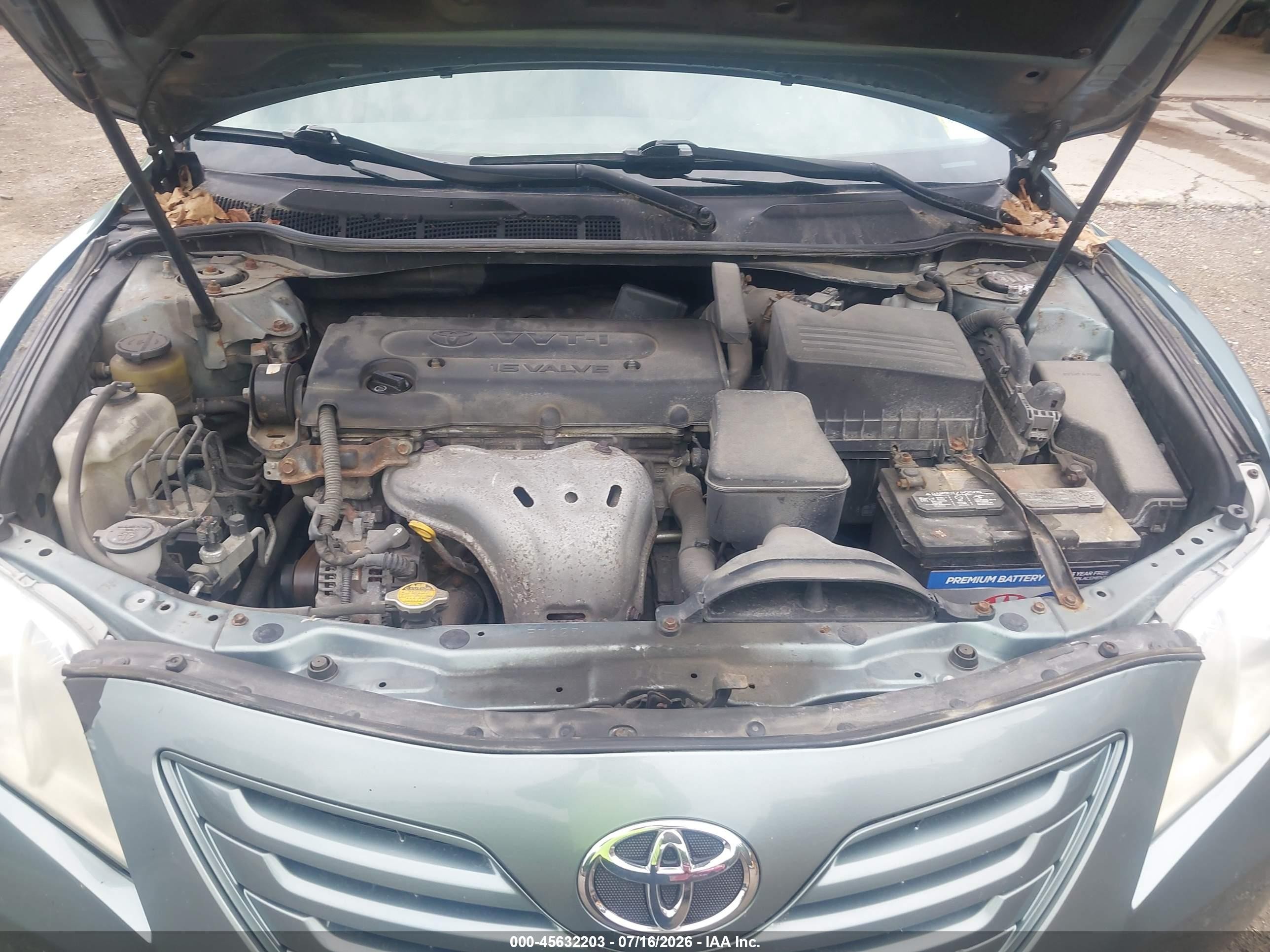 2009 Toyota Camry Le Green vin: 4T4BE46K99R058495