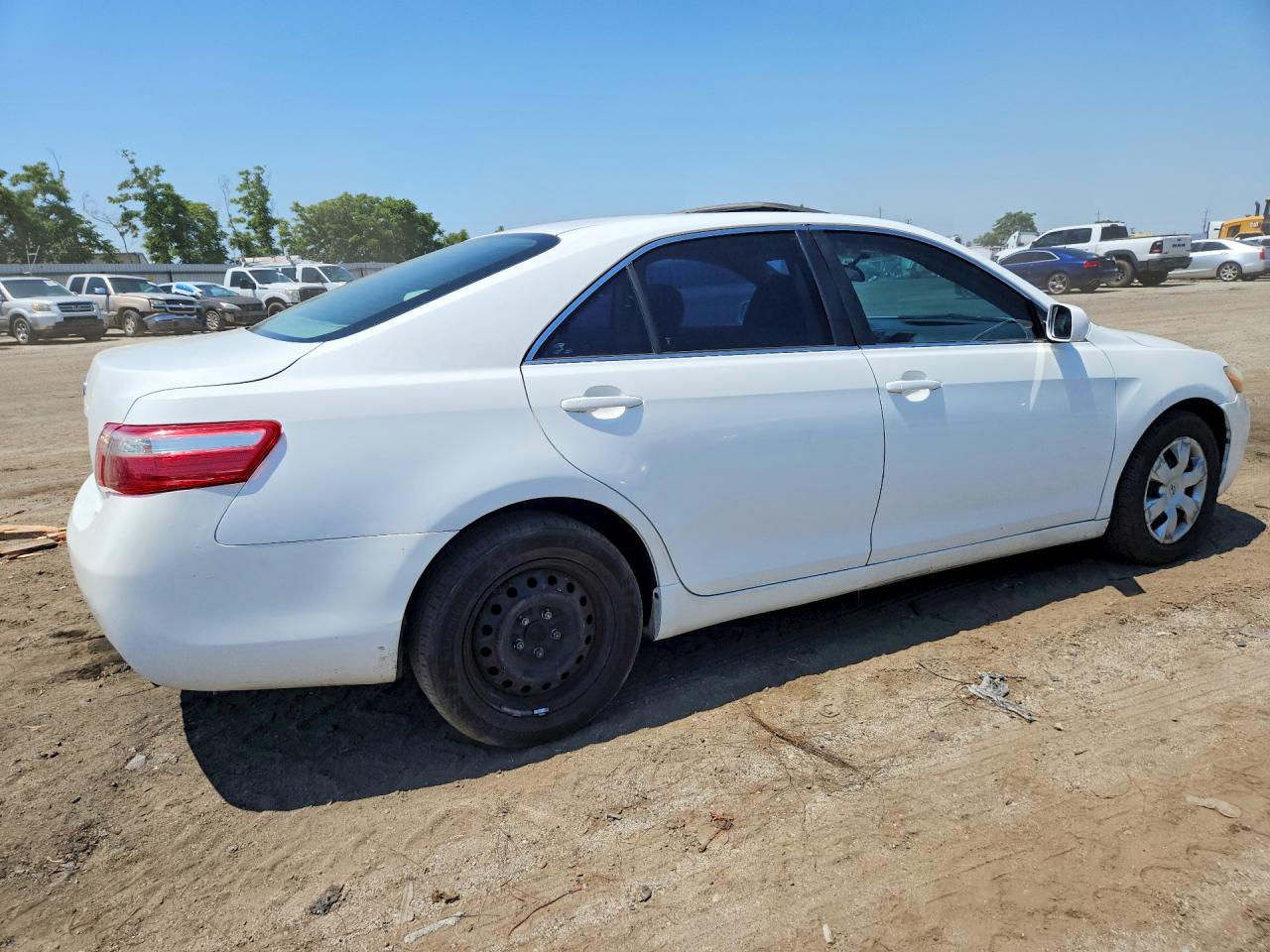 2009 Toyota Camry Le White vin: 4T4BE46K99R058884