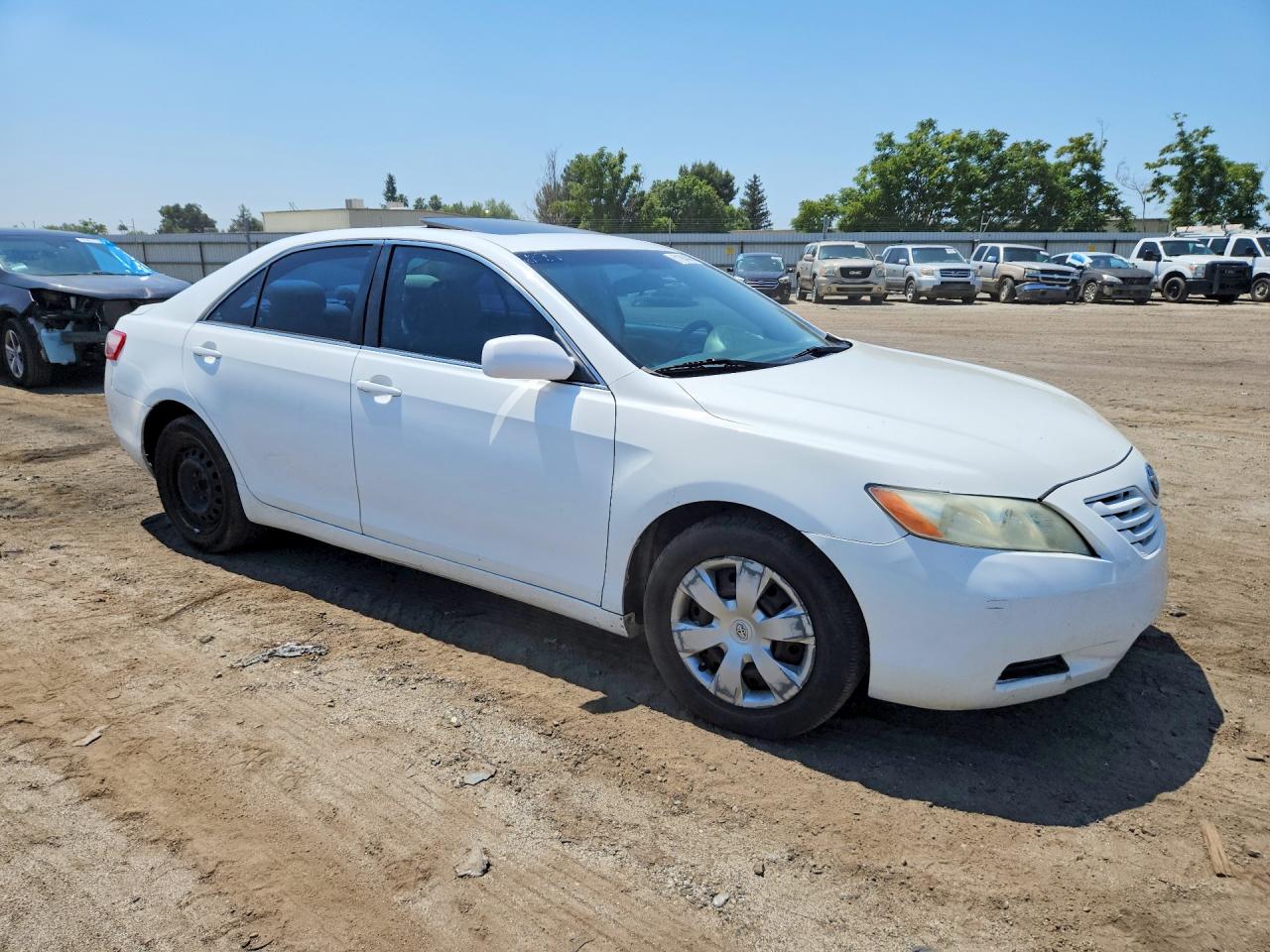 2009 Toyota Camry Le White vin: 4T4BE46K99R058884