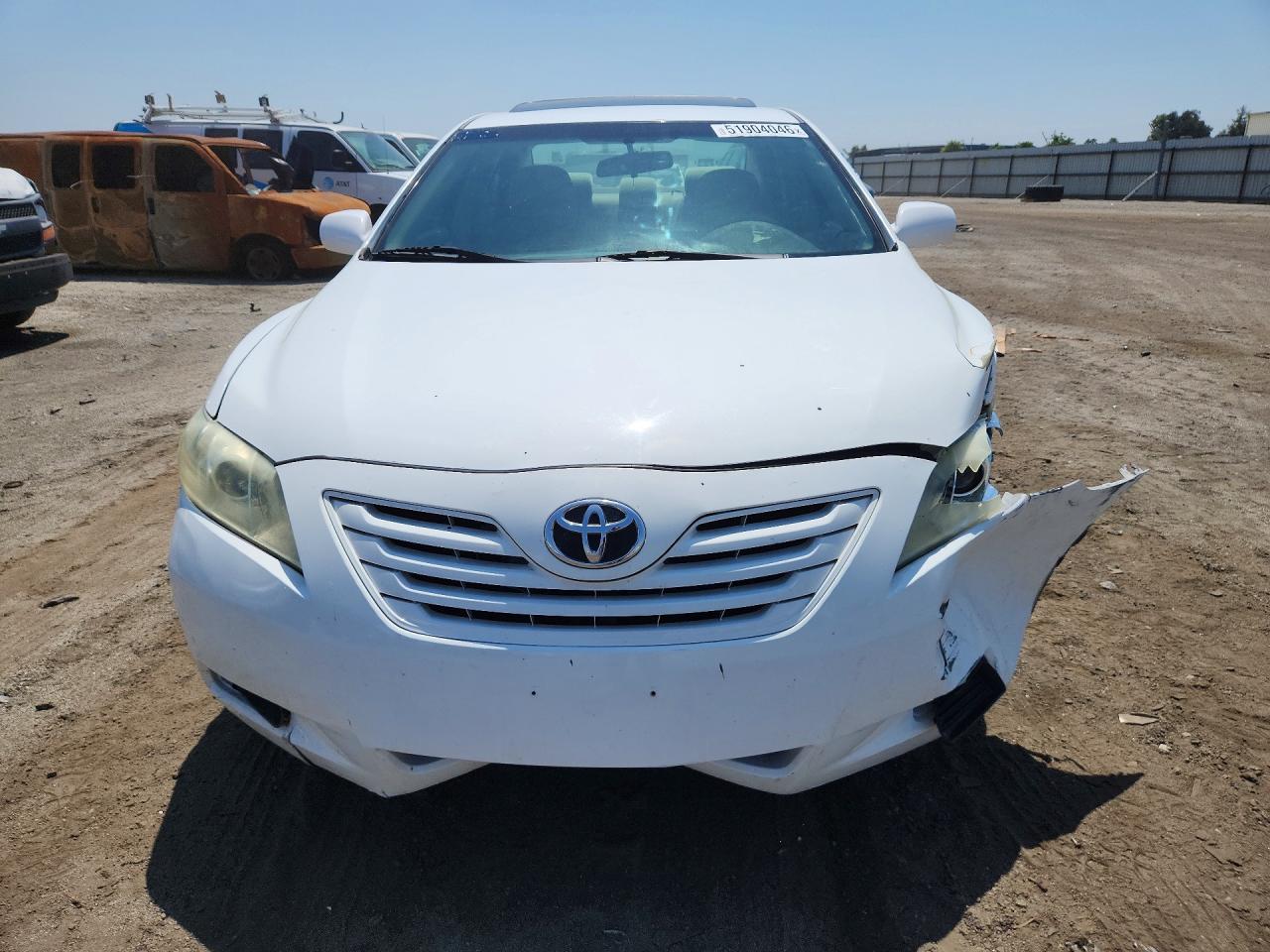 2009 Toyota Camry Le White vin: 4T4BE46K99R058884