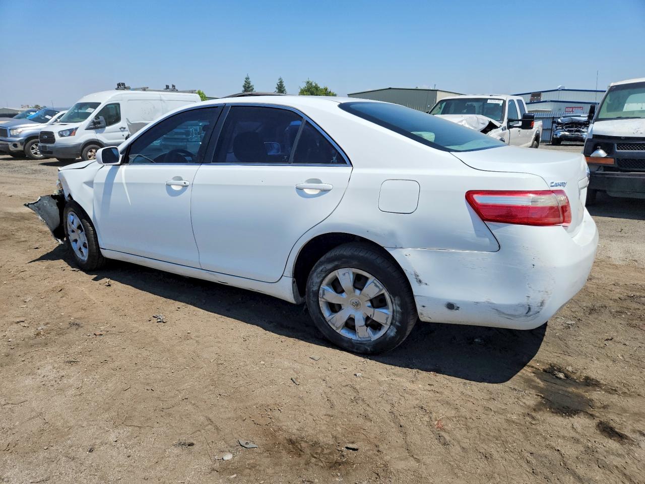 2009 Toyota Camry Le White vin: 4T4BE46K99R058884