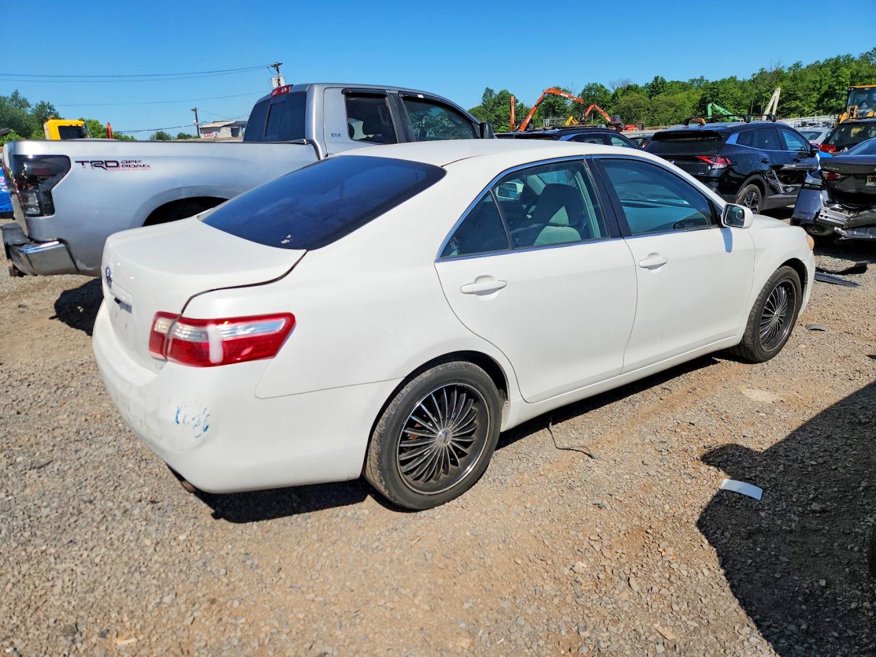 2009 Toyota Camry Le White vin: 4T4BE46K99R075040