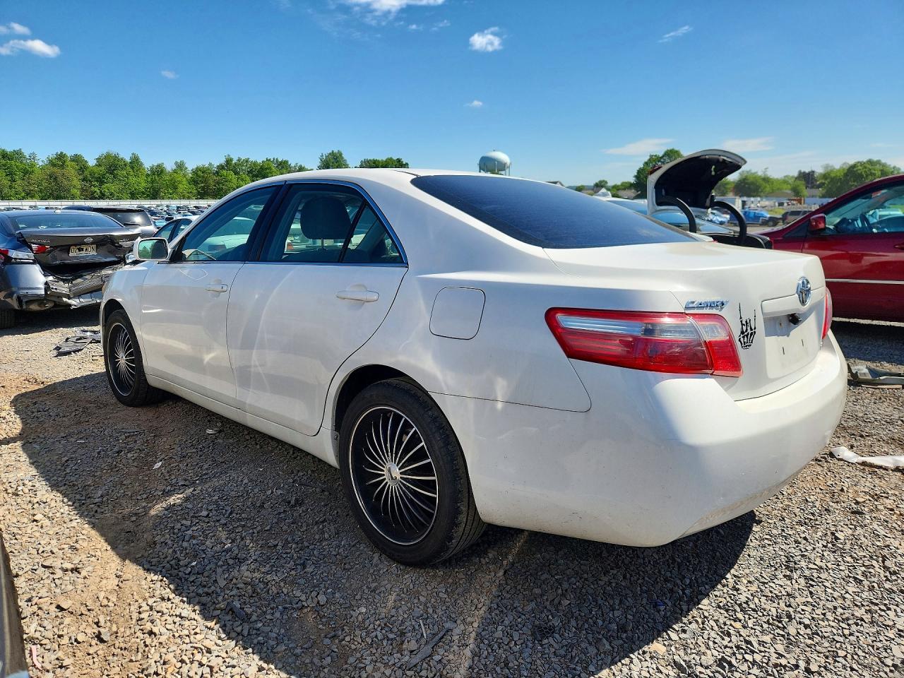 2009 Toyota Camry Le White vin: 4T4BE46K99R075040