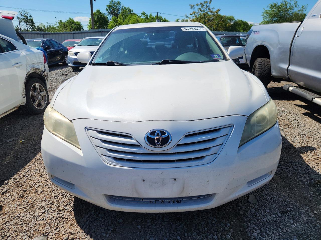 2009 Toyota Camry Le White vin: 4T4BE46K99R075040