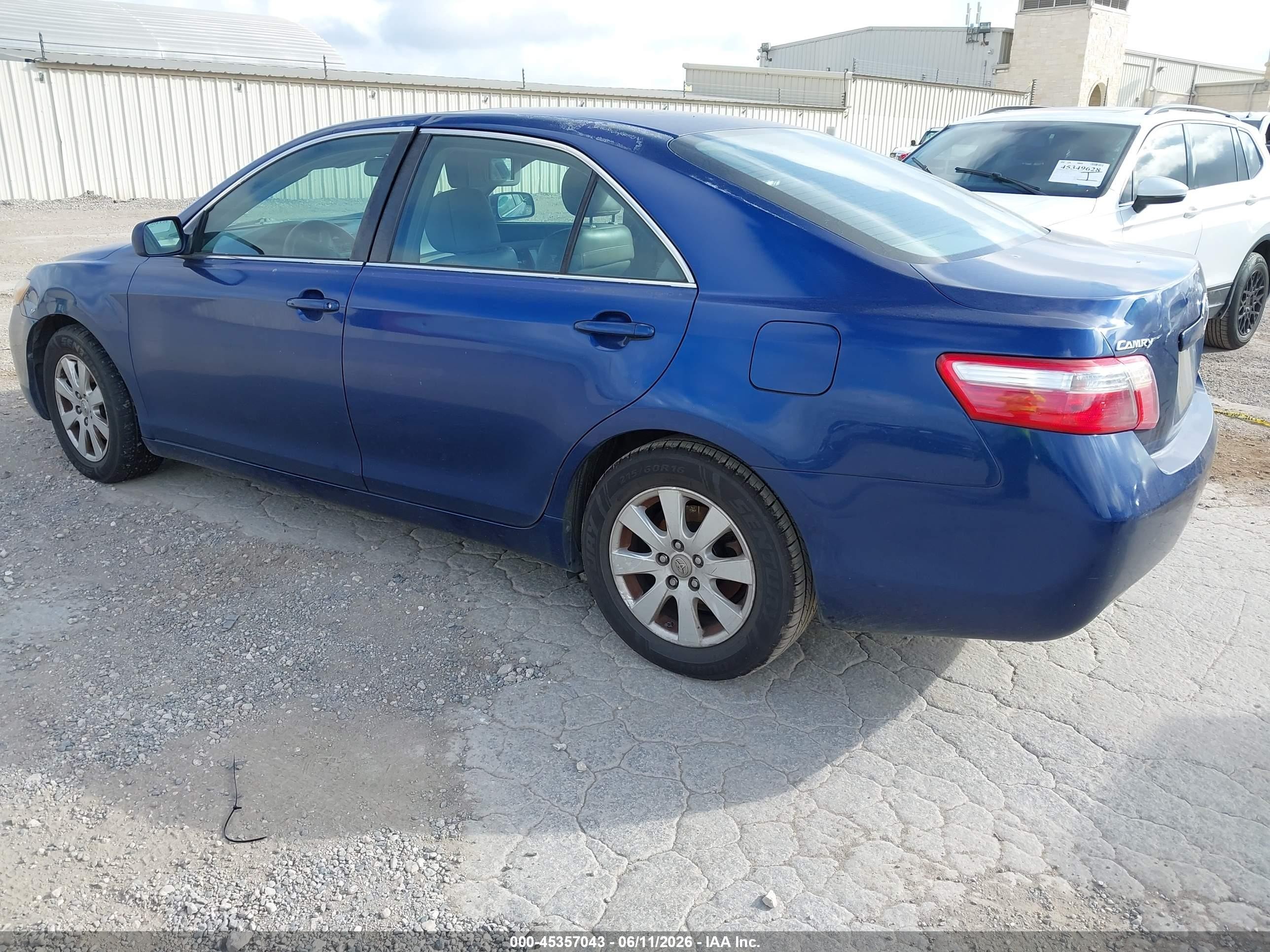 2009 Toyota Camry Xle Blue vin: 4T4BE46K99R095398