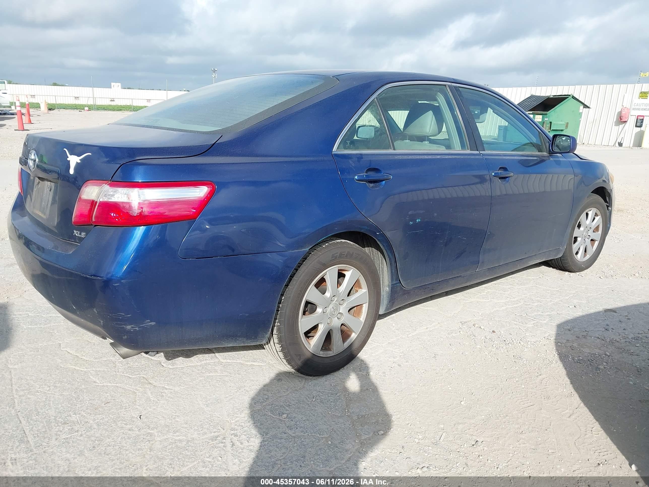 2009 Toyota Camry Xle Blue vin: 4T4BE46K99R095398