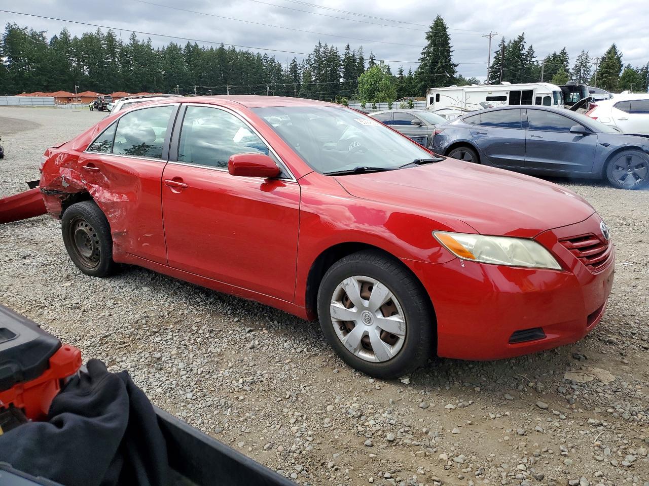 2009 Toyota Camry Le Red vin: 4T4BE46K99R105959