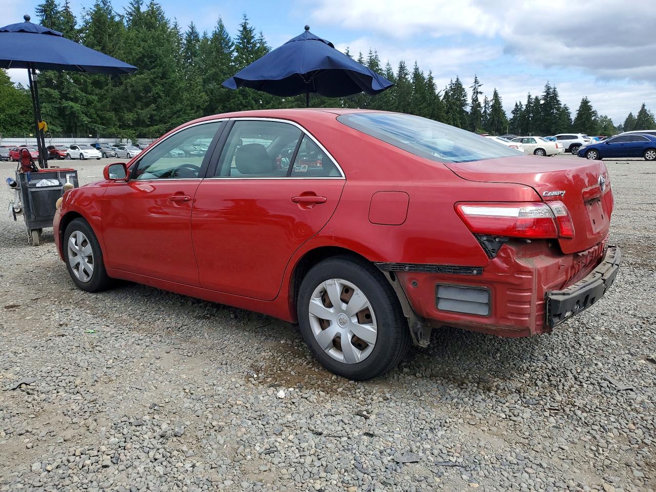 2009 Toyota Camry Le Red vin: 4T4BE46K99R105959