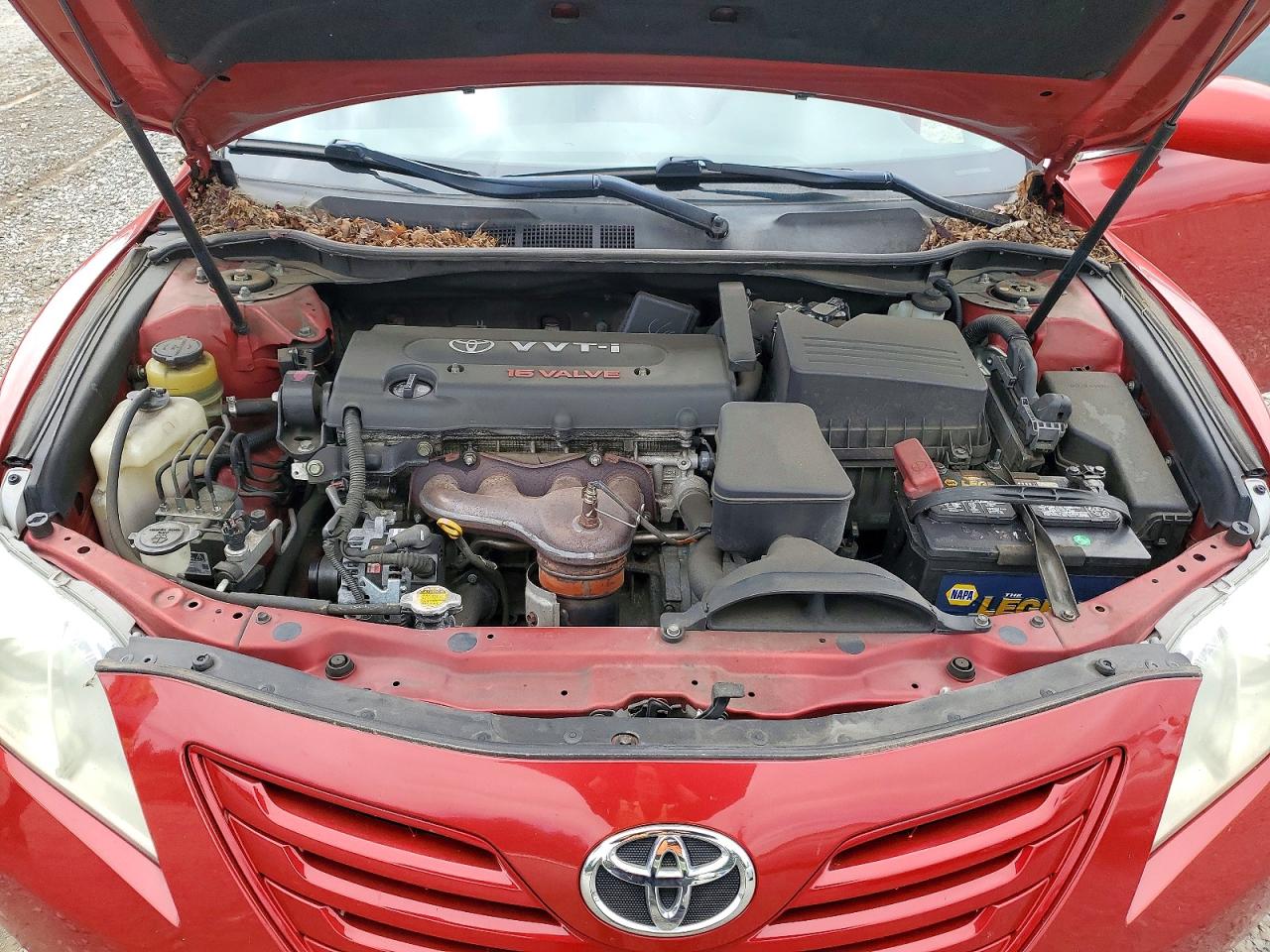 2009 Toyota Camry Le Red vin: 4T4BE46K99R105959