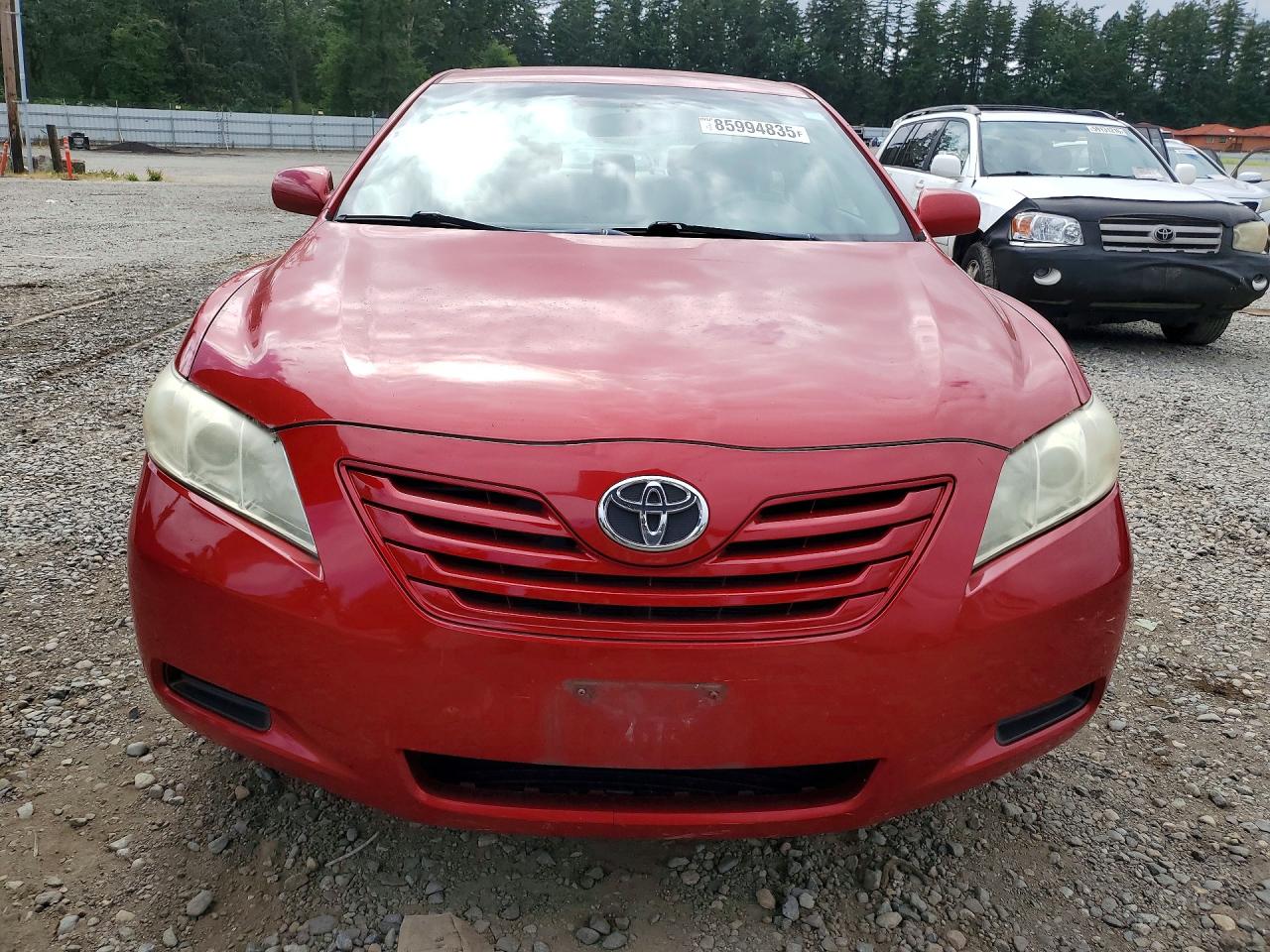 2009 Toyota Camry Le Red vin: 4T4BE46K99R105959
